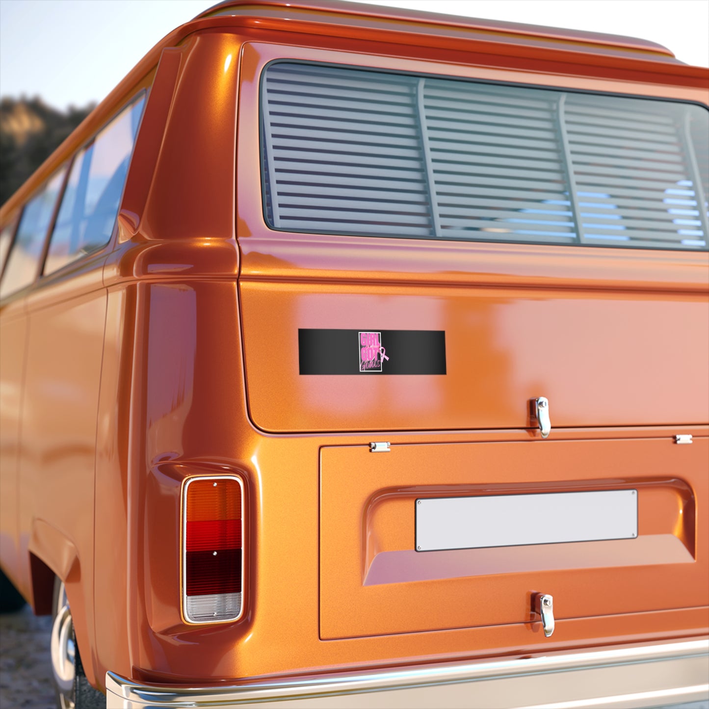 "Girl Got Goals " Breast Cancer Bumper Sticker