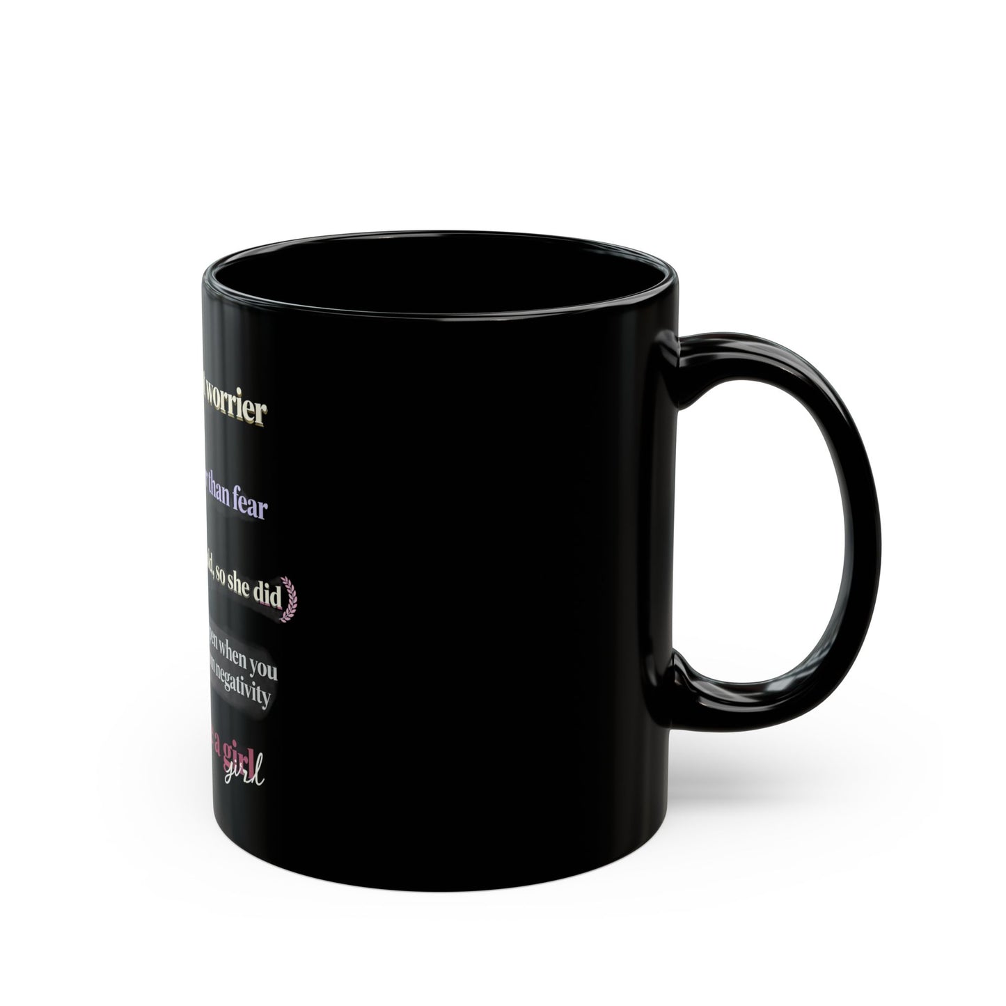 Black Mug Collection Multi Quote I Mug