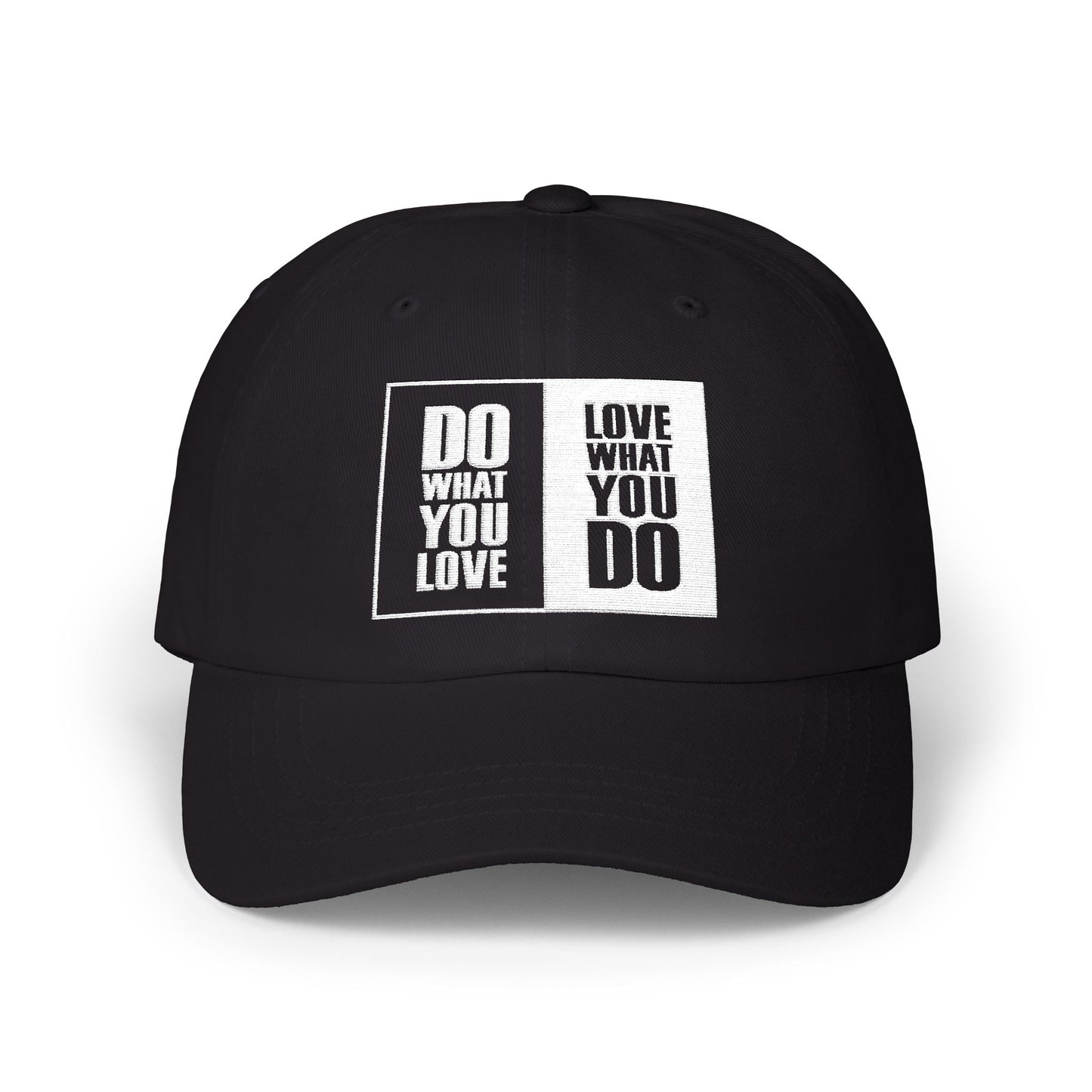 'Do What You Love' Classic Dad Cap, Motivational Hat, Gift for Dad, Everyday Wear, Men, Unisex Style