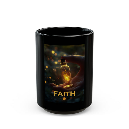✝️ FAITH – Light in the Darkness Inspirational Mug