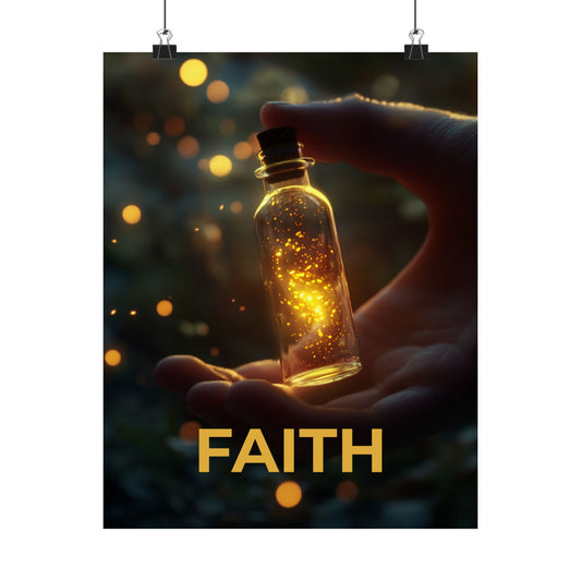 ✝️ Faith - Light in the Darkness Inspirational Wall Art
