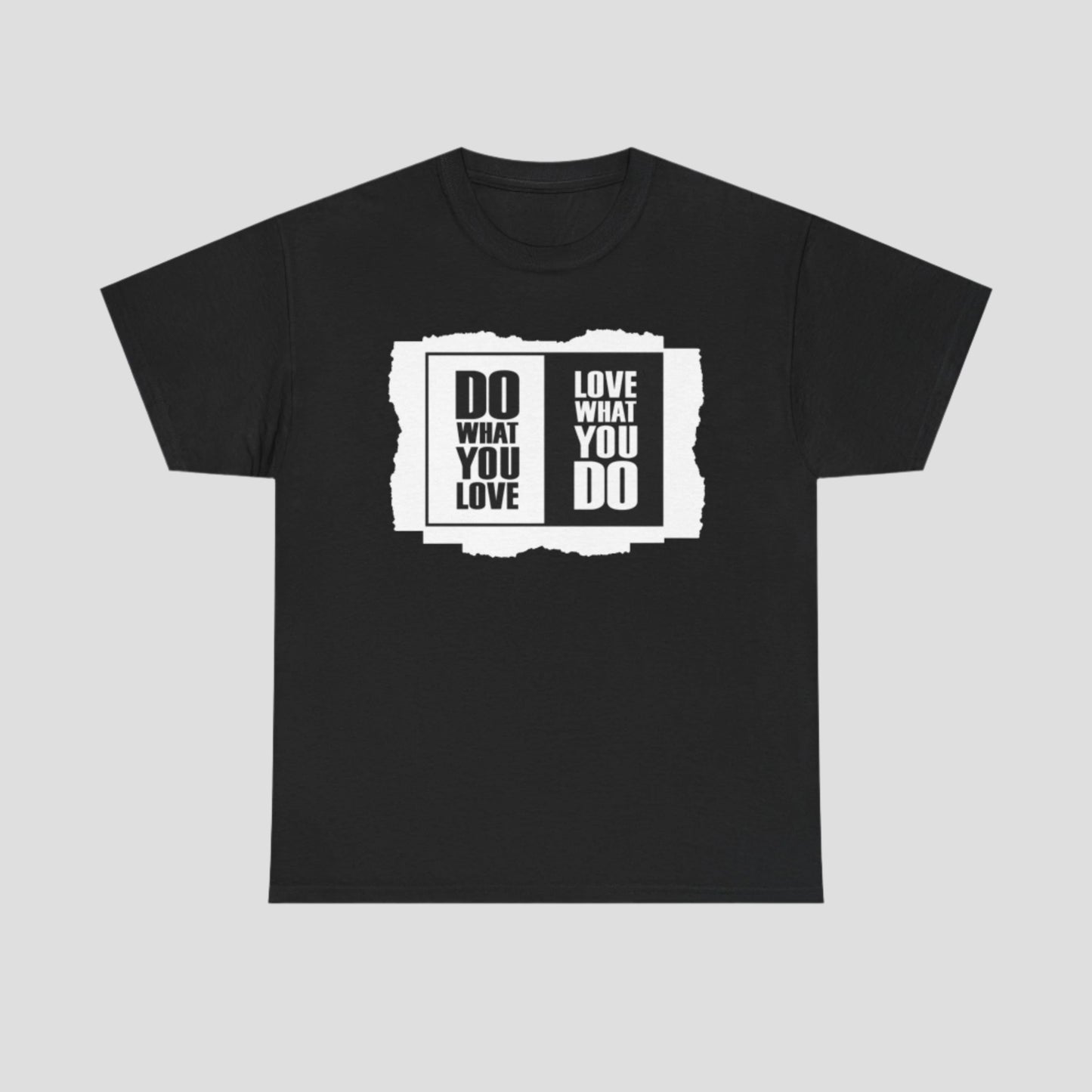 Inspiring Unisex Heavy Cotton Tee - "Do What You Love, Love What You Do"