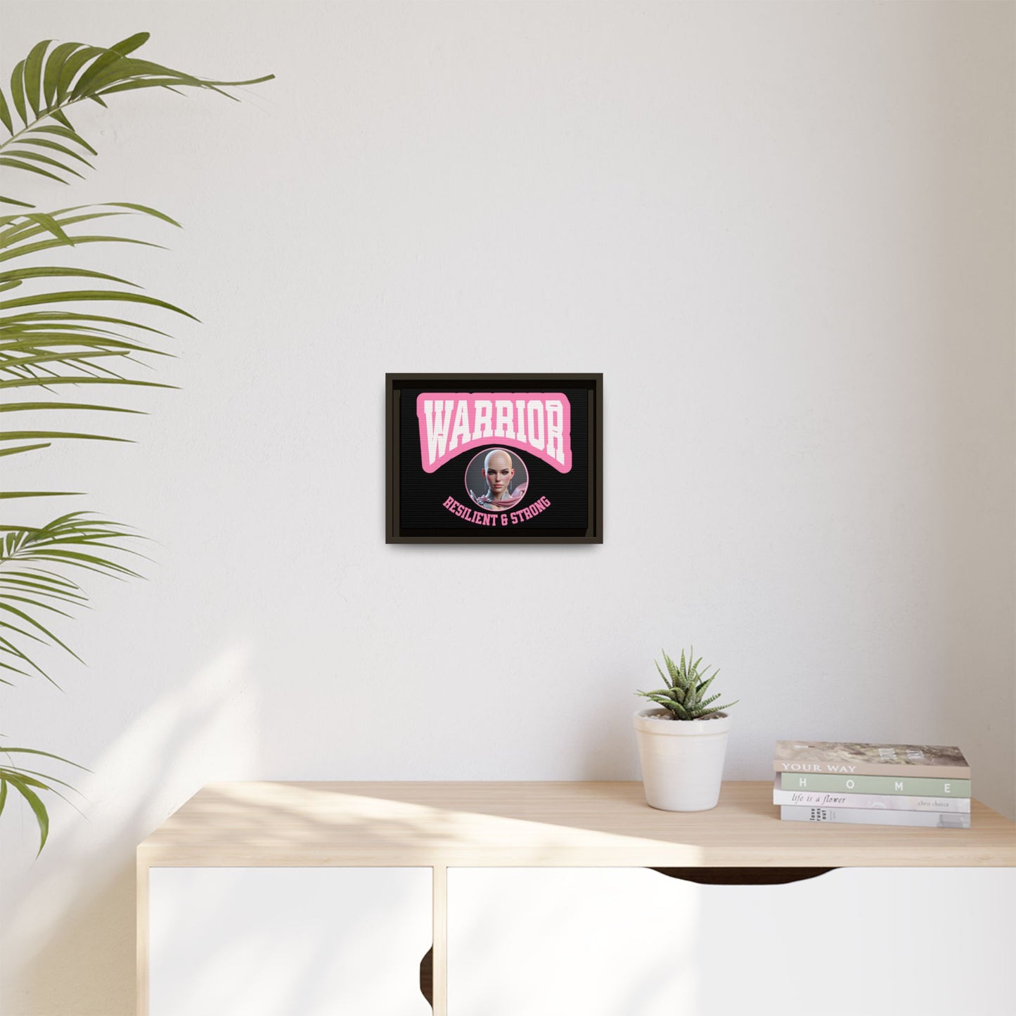 Empowering Warrior Canvas Art | Resilient & Strong Decor, Motivational Gift, Wall Art, Inspirational Home Decor, Feminist Art
