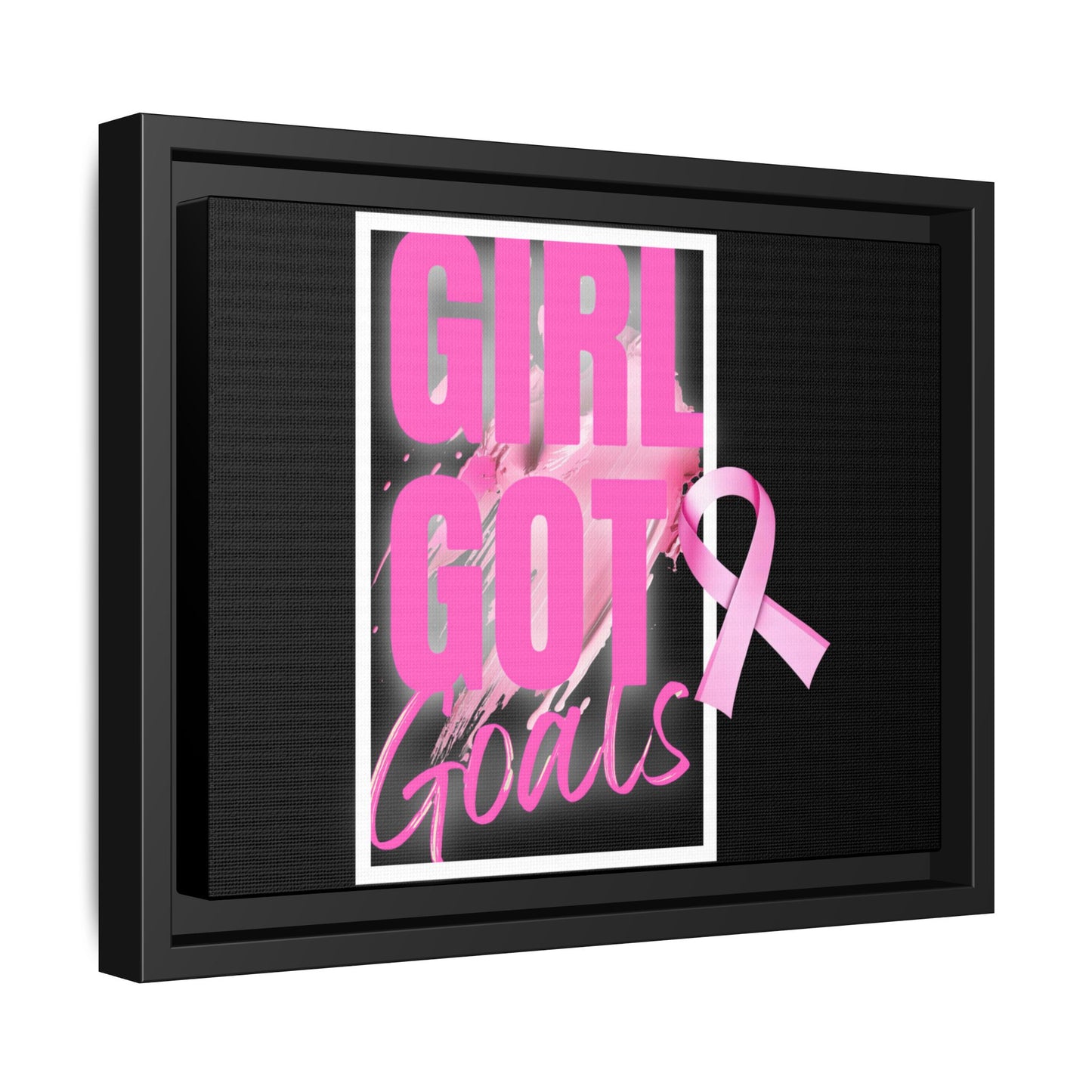 "Girl Got Goals" Canvas Art