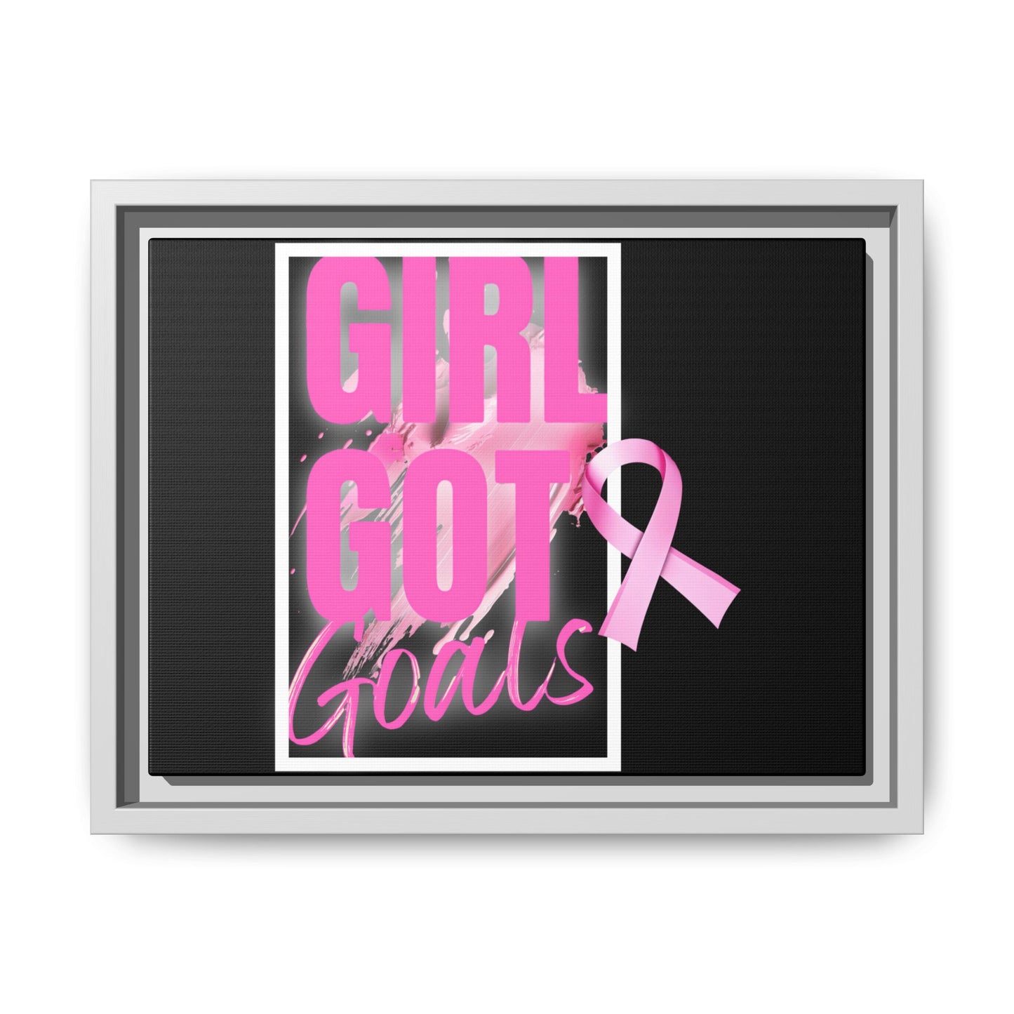 "Girl Got Goals" Canvas Art