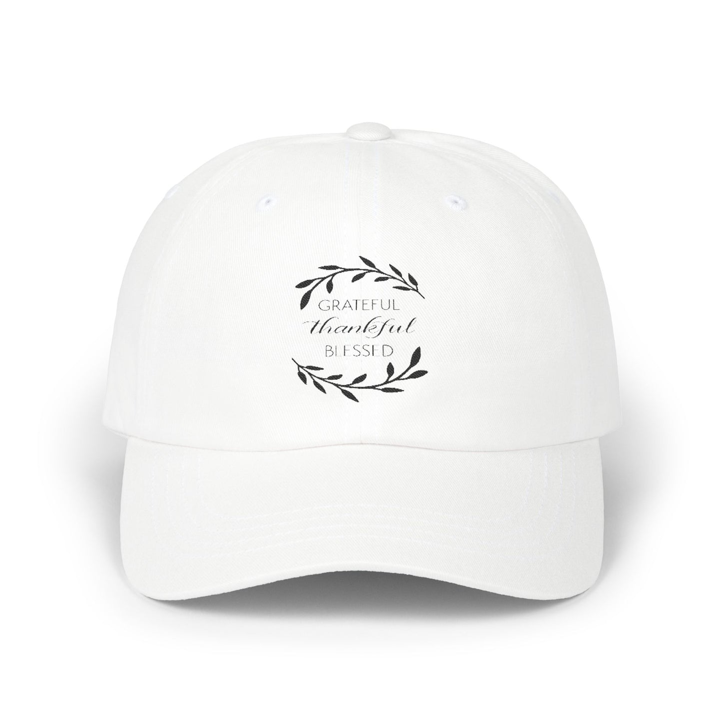 Dad Cap - Grateful, Thankful, Blessed Motivational Hat