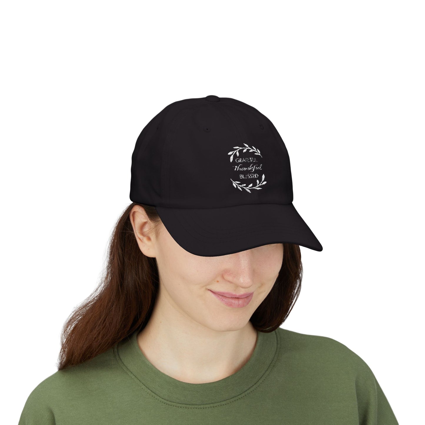 Grateful Thankful Blessed Motivational Cap