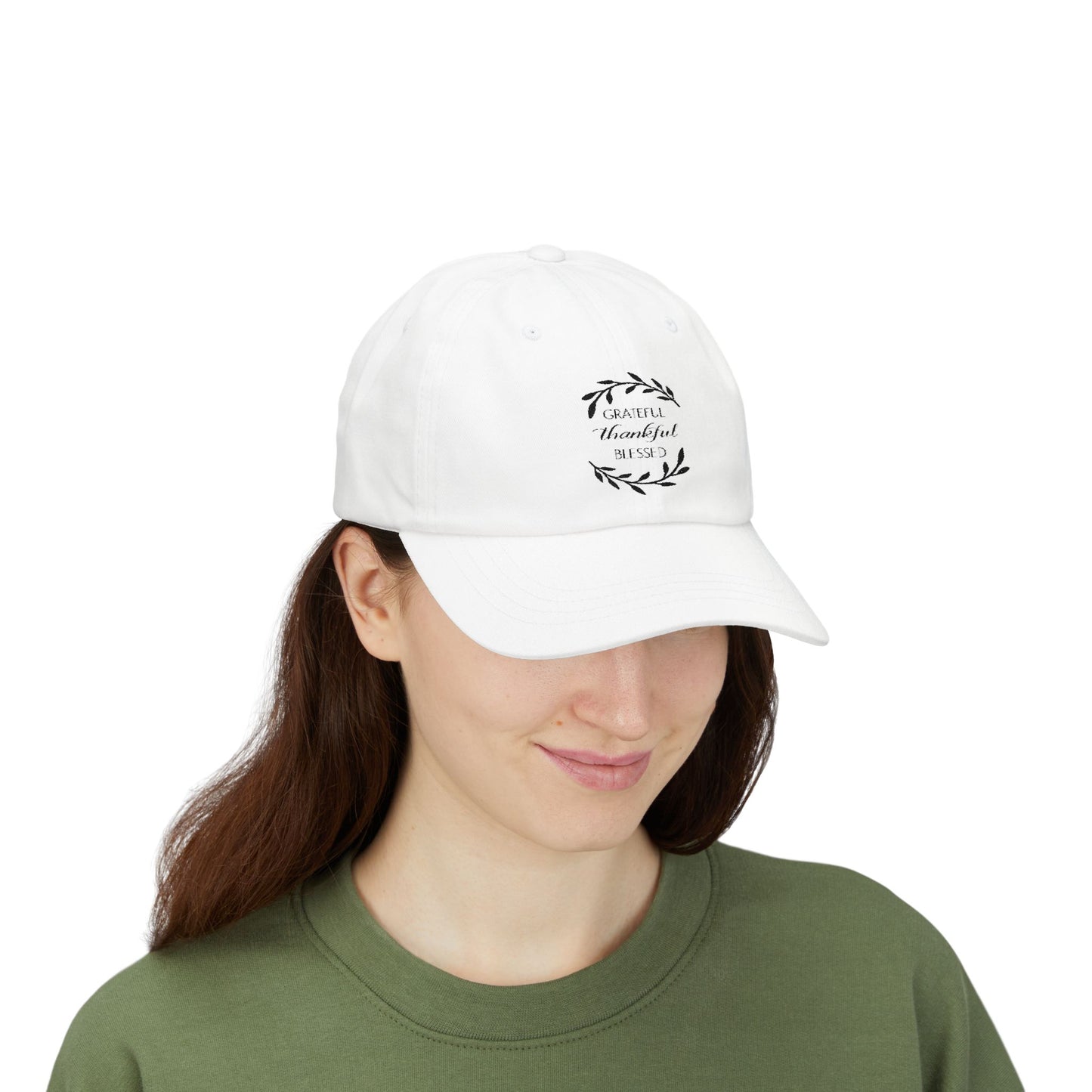 Dad Cap - Grateful, Thankful, Blessed Motivational Hat