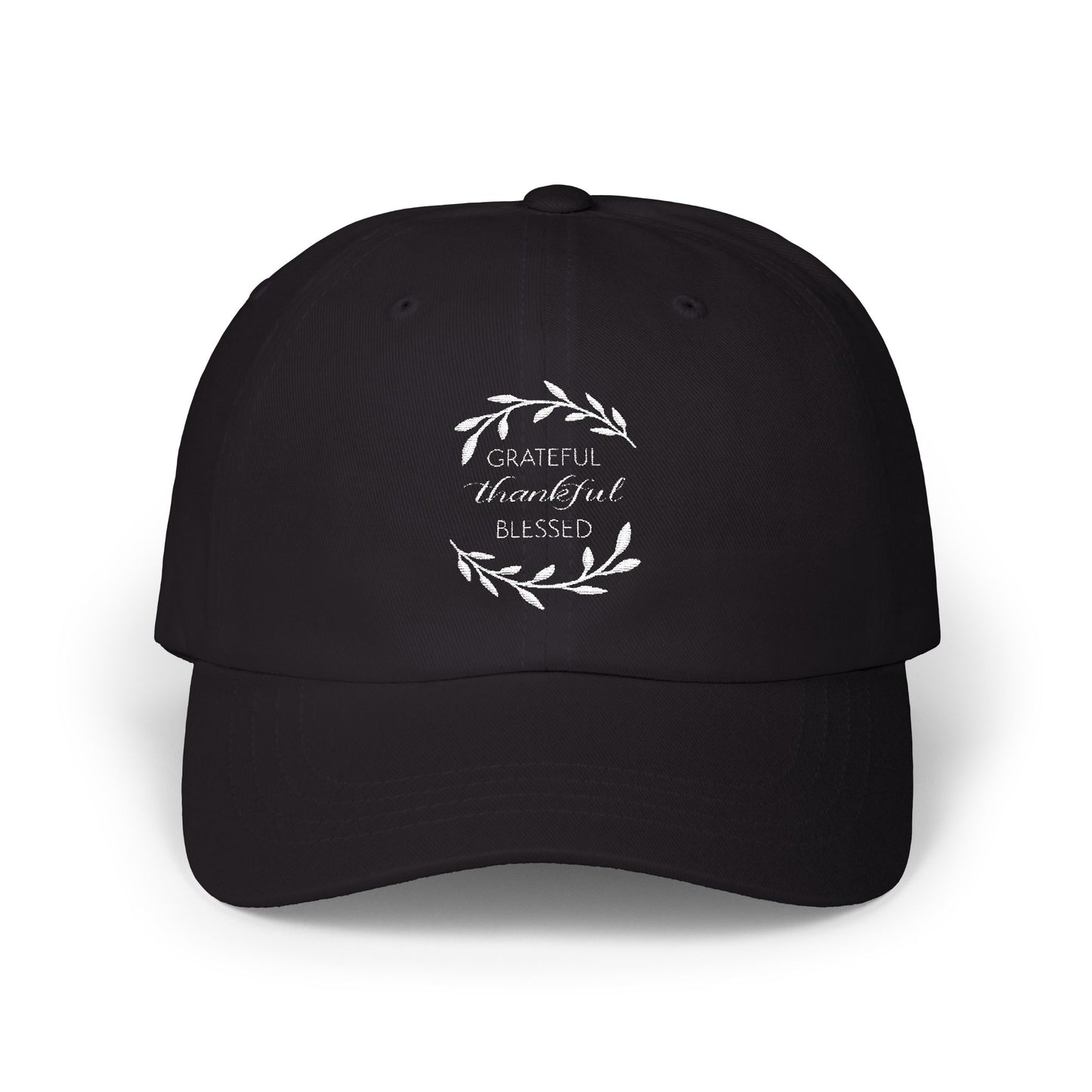 Grateful Thankful Blessed Motivational Cap