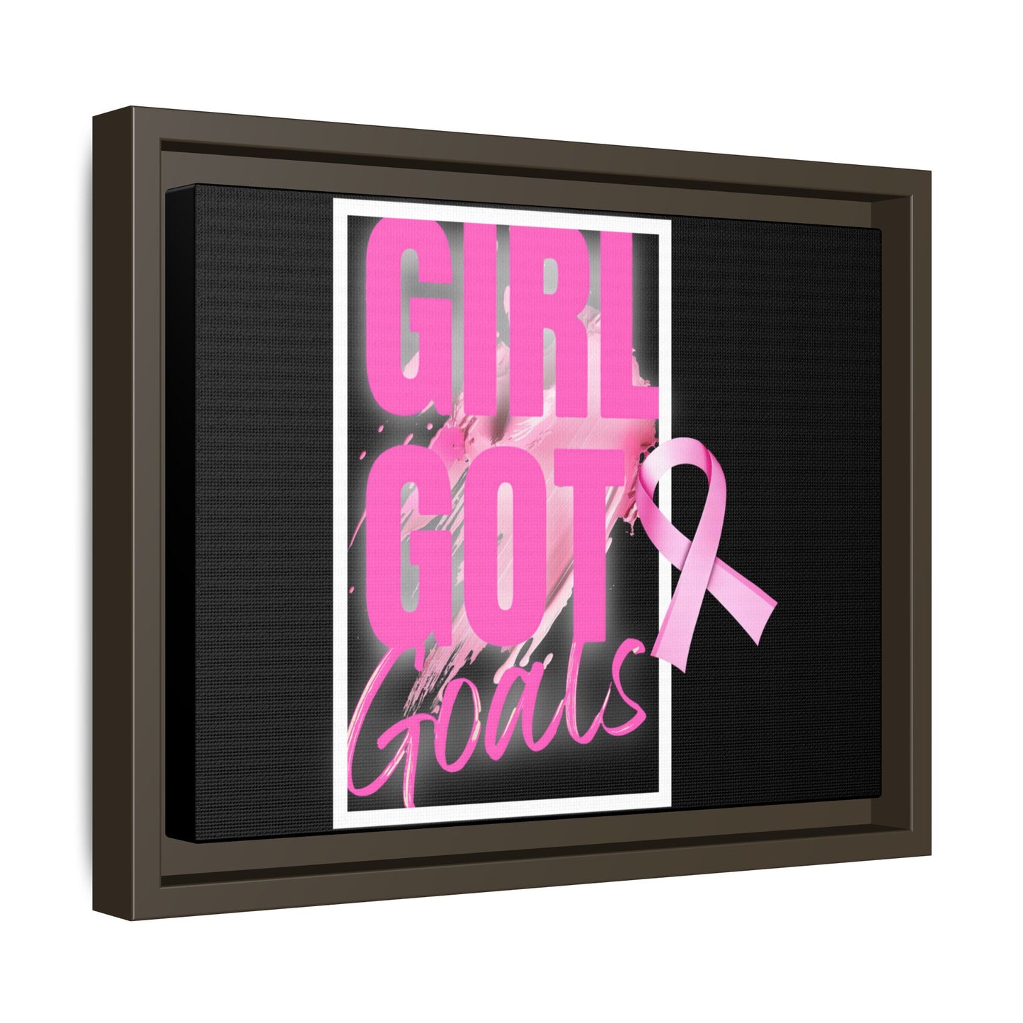 "Girl Got Goals" Canvas Art