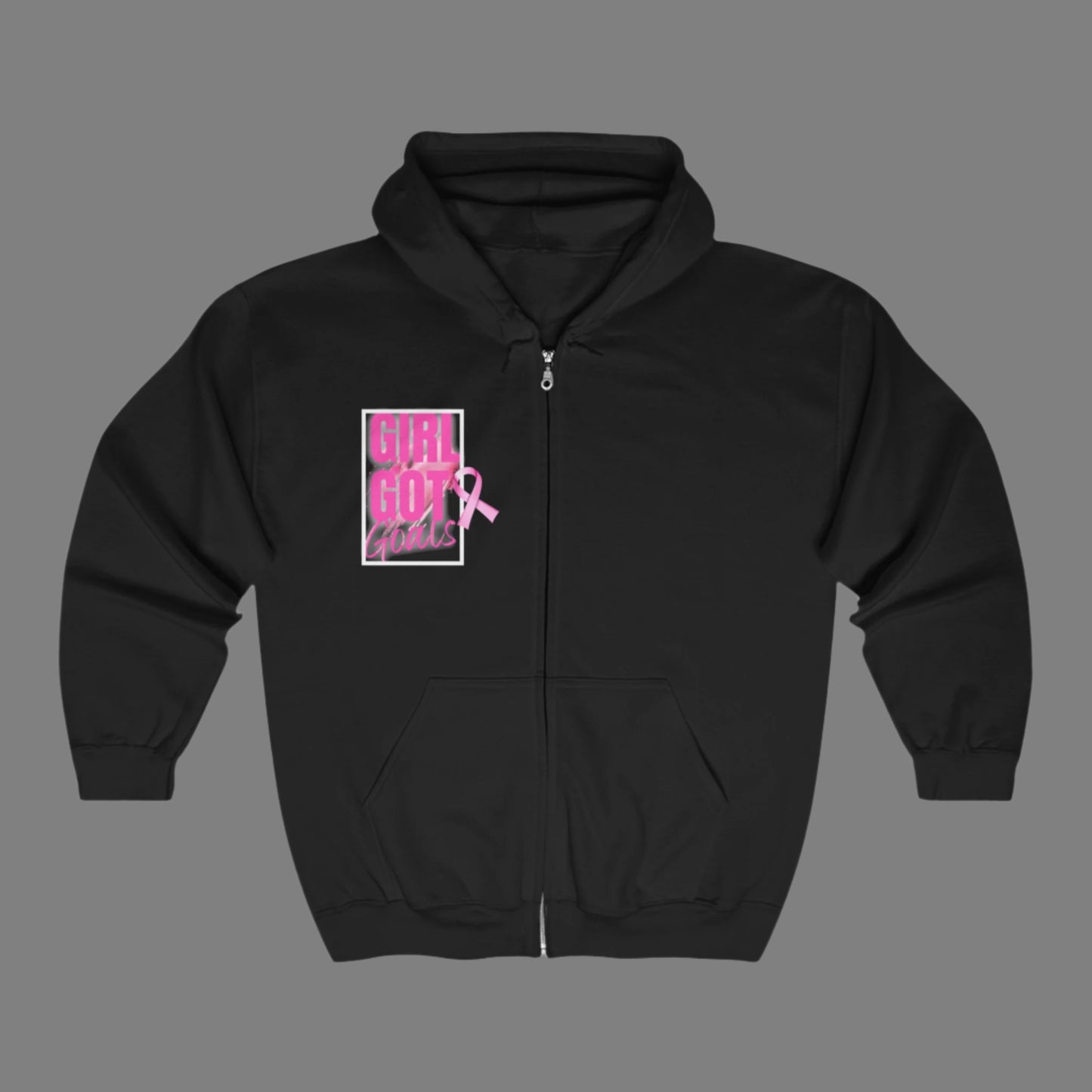 Hooded Sweatshirt - 'Girl Got Goals' Breast Cancer Awareness Hoodie