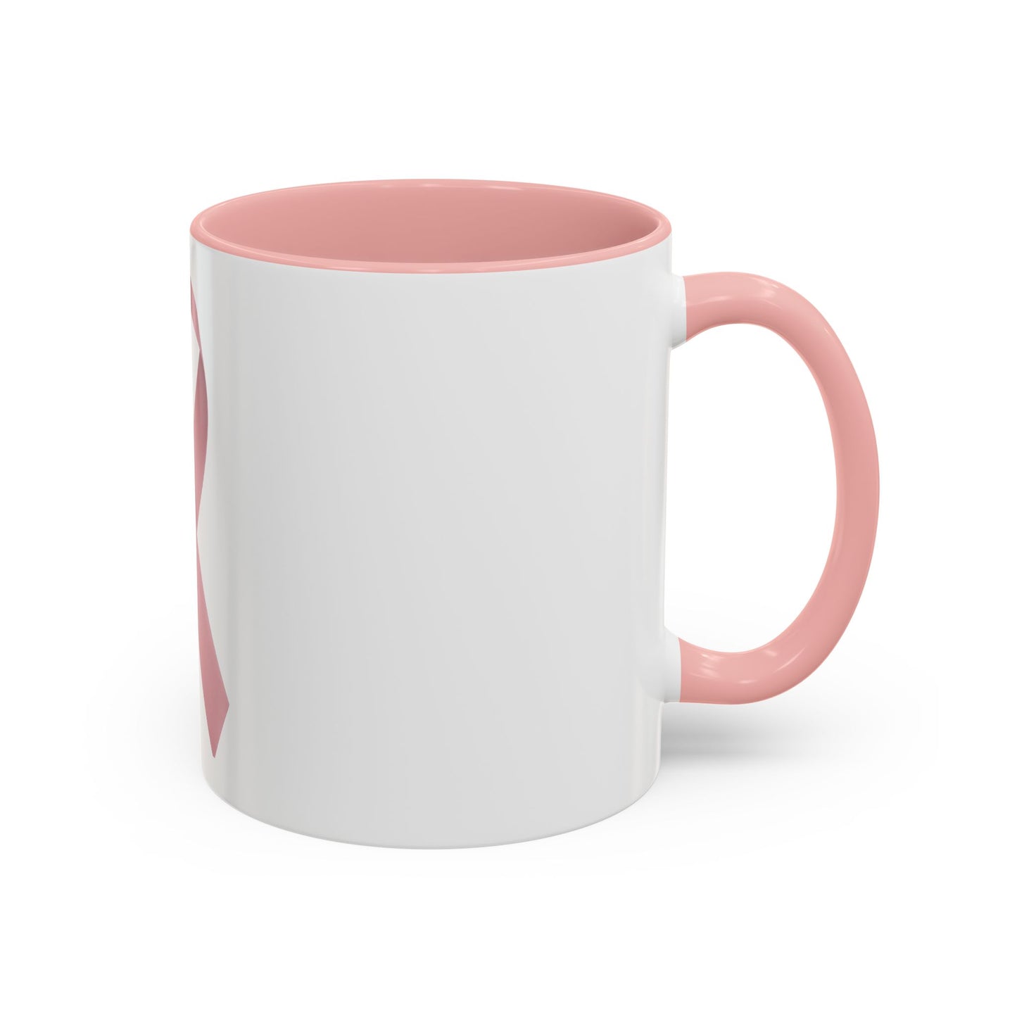 Ribbon of Strength Mug – White with Pink