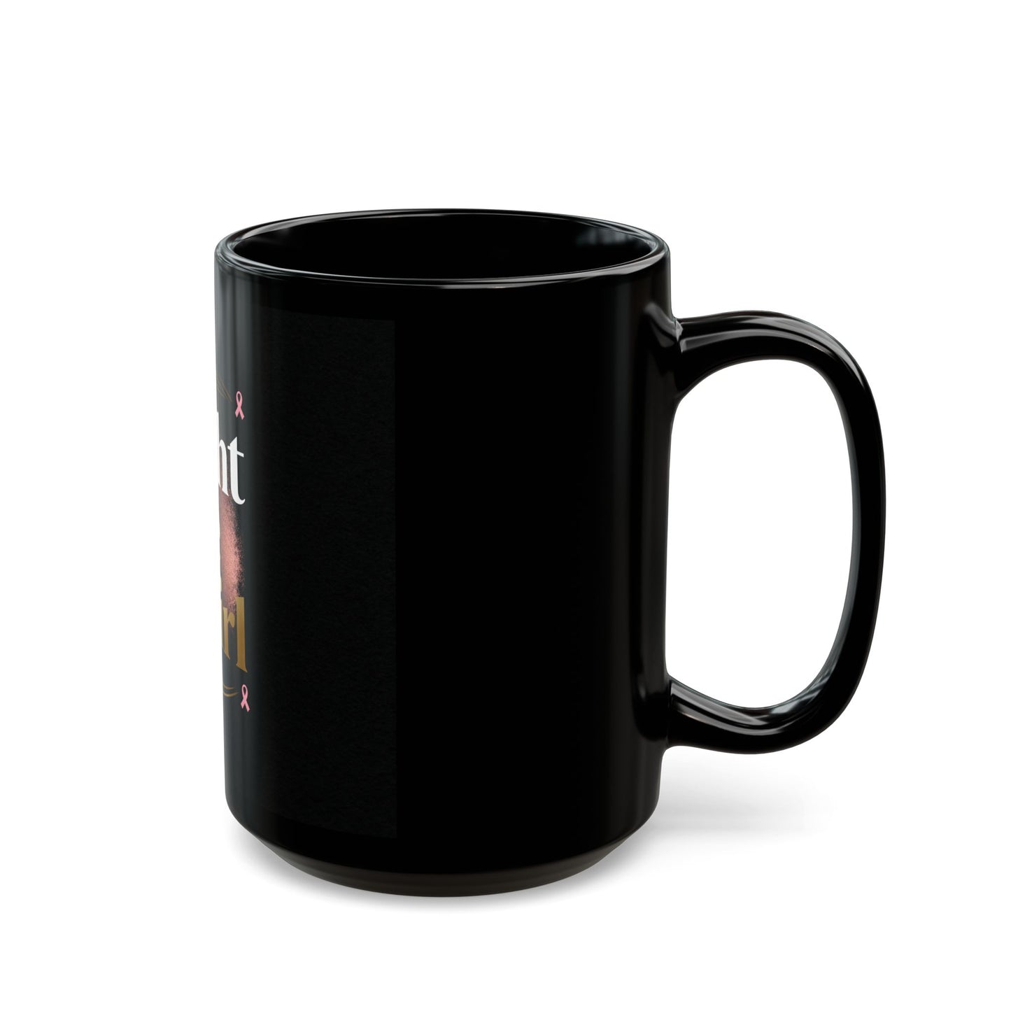 Black Mug Collection Fight Like a Girl Mug