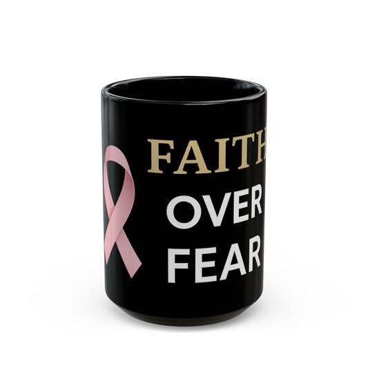 ๐ธ Ribbon - Faith Over Fear Mug-II