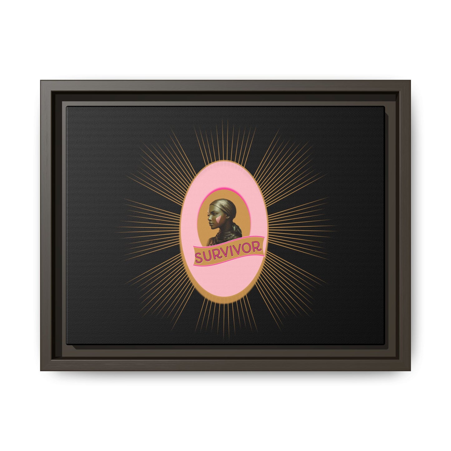 Canvas Wall Art" Survivor" for Breast Cancer Warriors