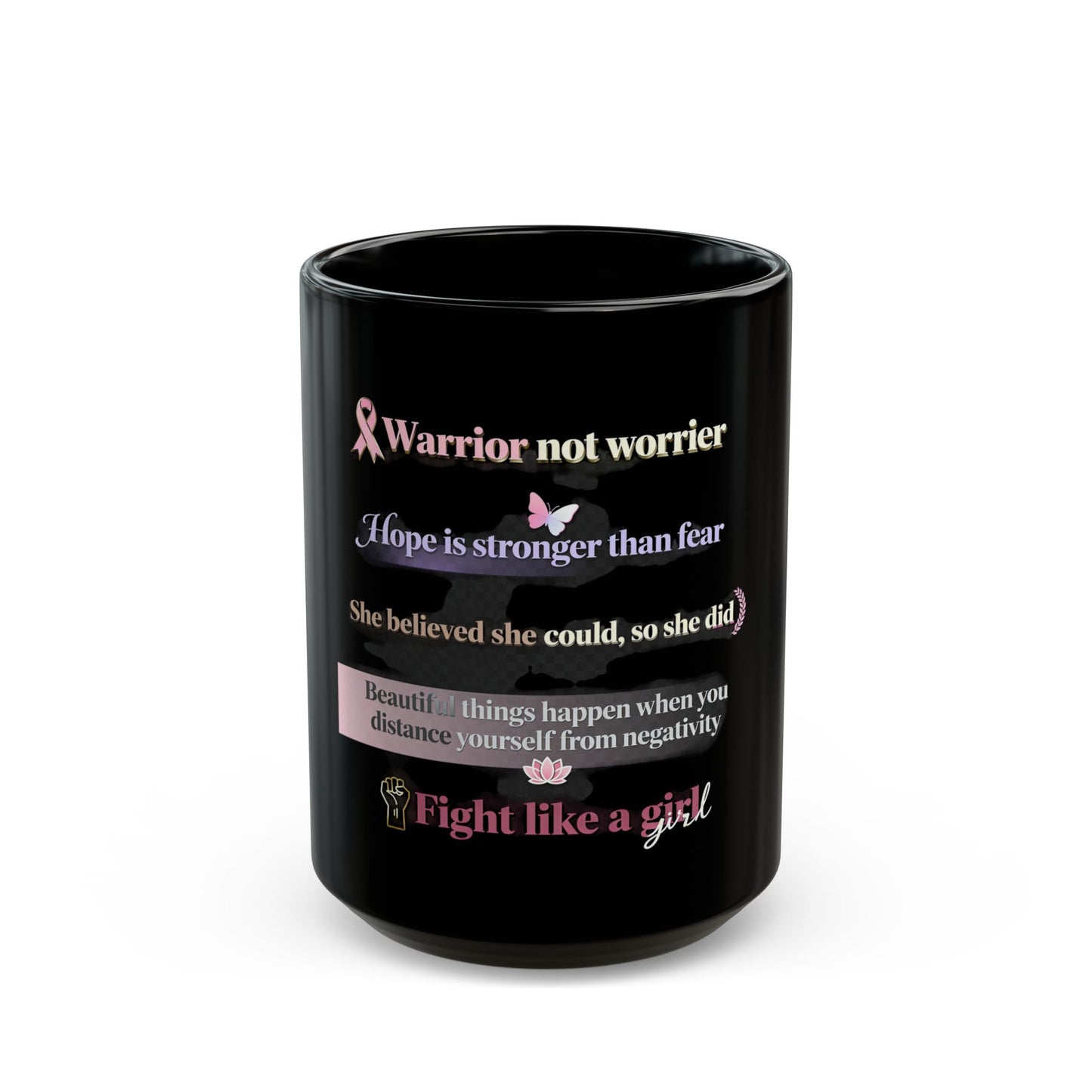 Black Mug Collection Multi Quote I Mug