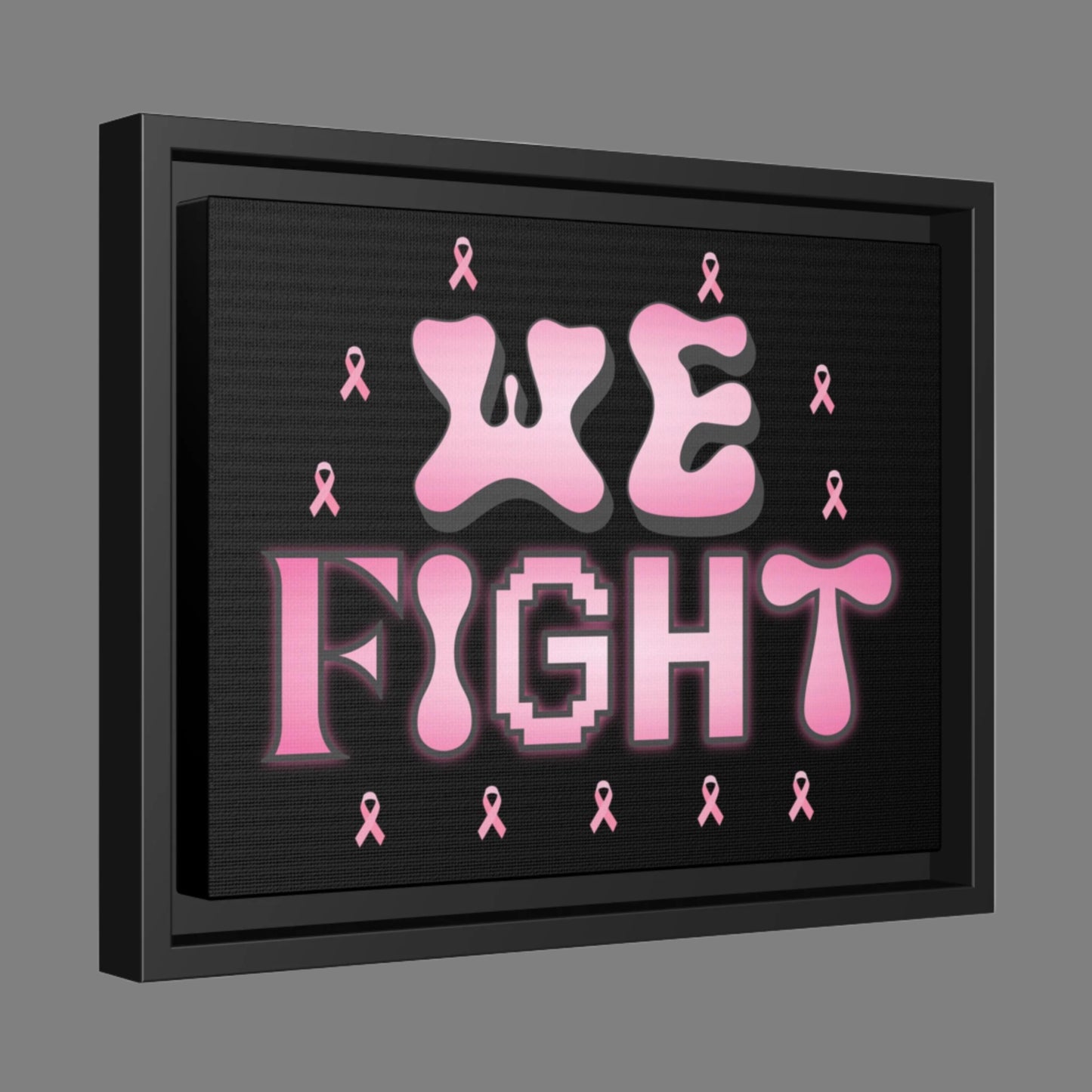 Inspirational Art Print, Motivational Framed Wall Decor, Breast Cancer Awareness Gift, Supportive Home Decor, Empowering Statement Piece