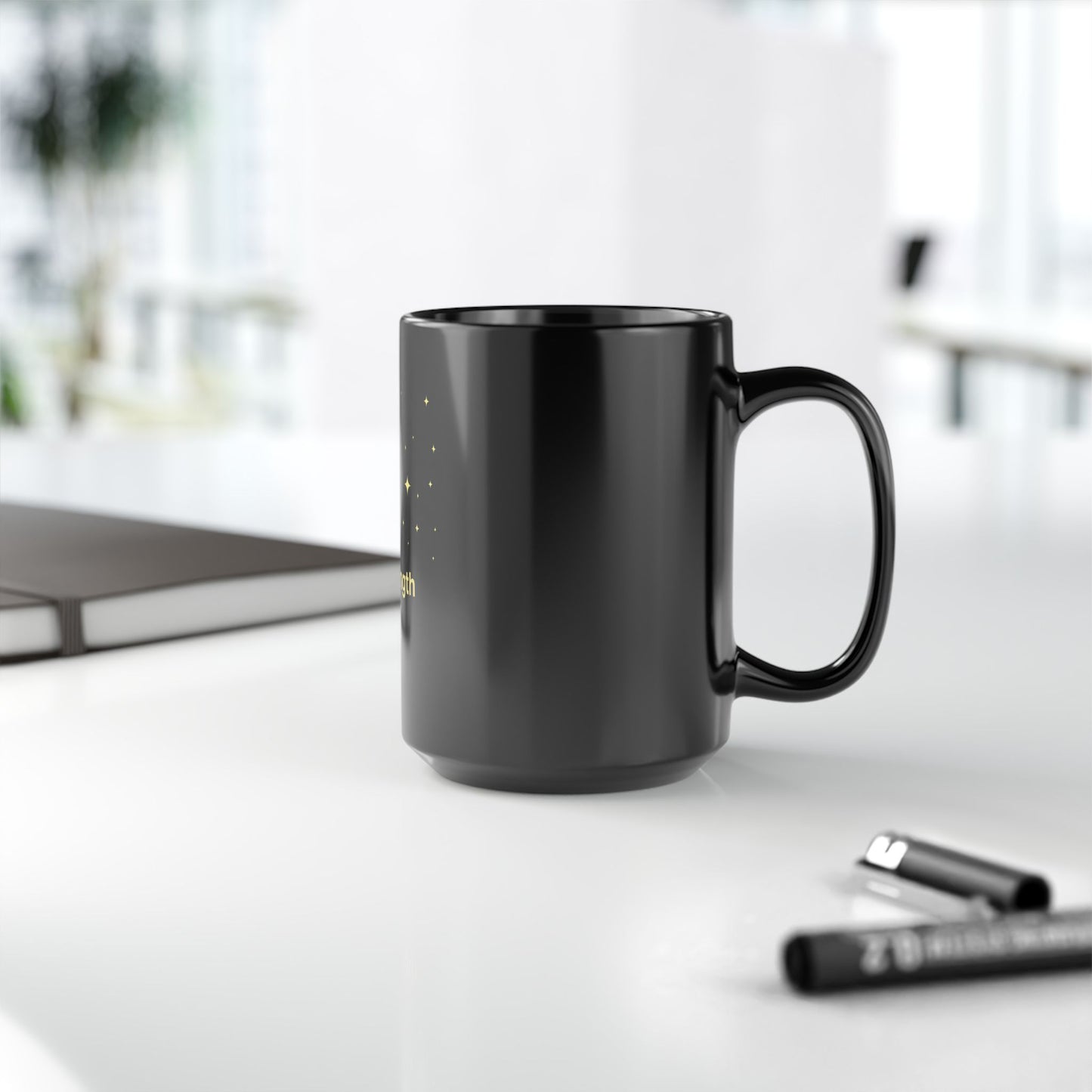 Black Mug Collection Your Strength Is Greater Mug