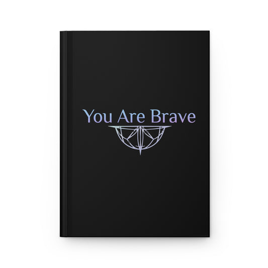 💛 You Are Brave – Strength & Serenity Reflection Journal