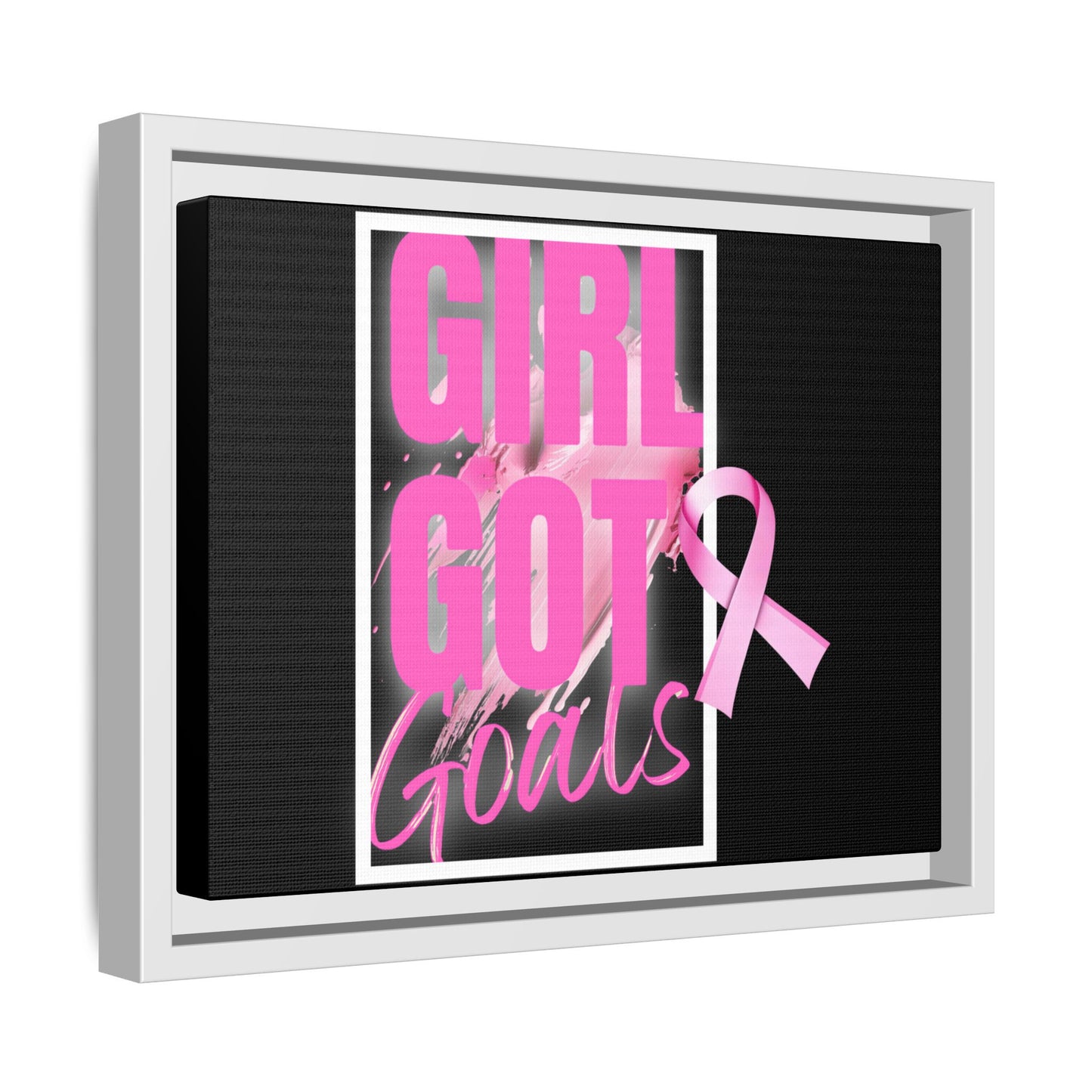 "Girl Got Goals" Canvas Art