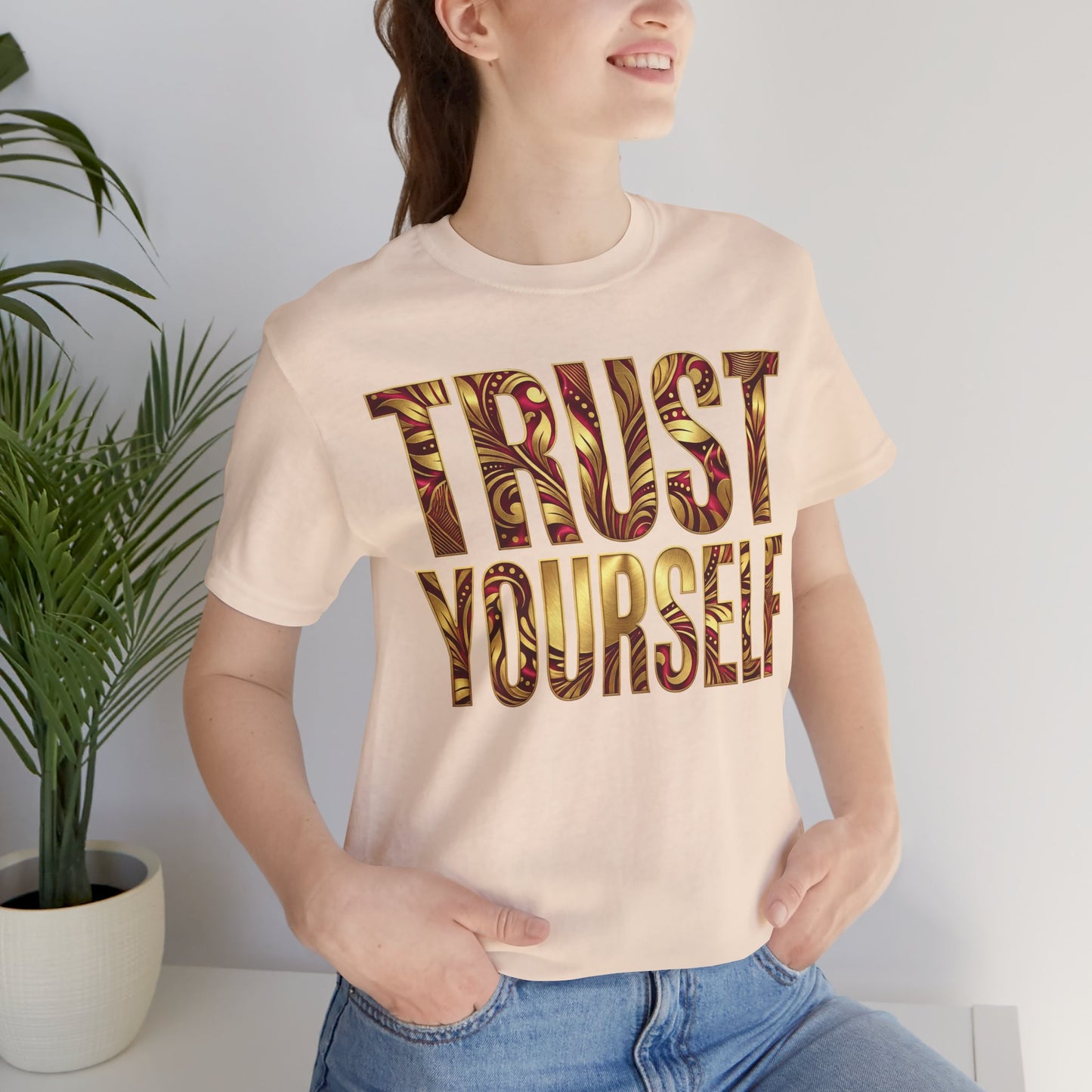 👑Trust Yourself Tee – Crowned in Strength Collection