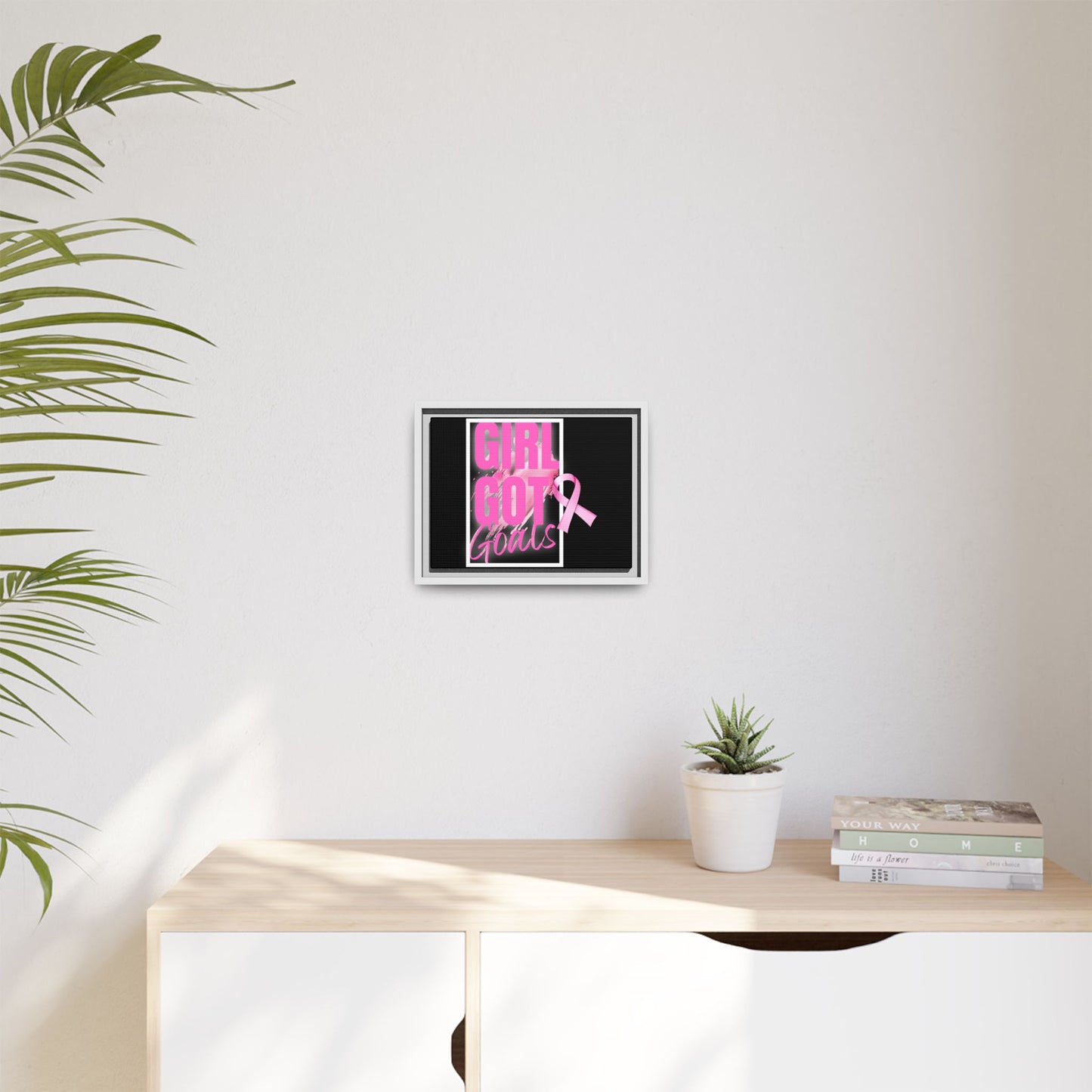 "Girl Got Goals" Canvas Art