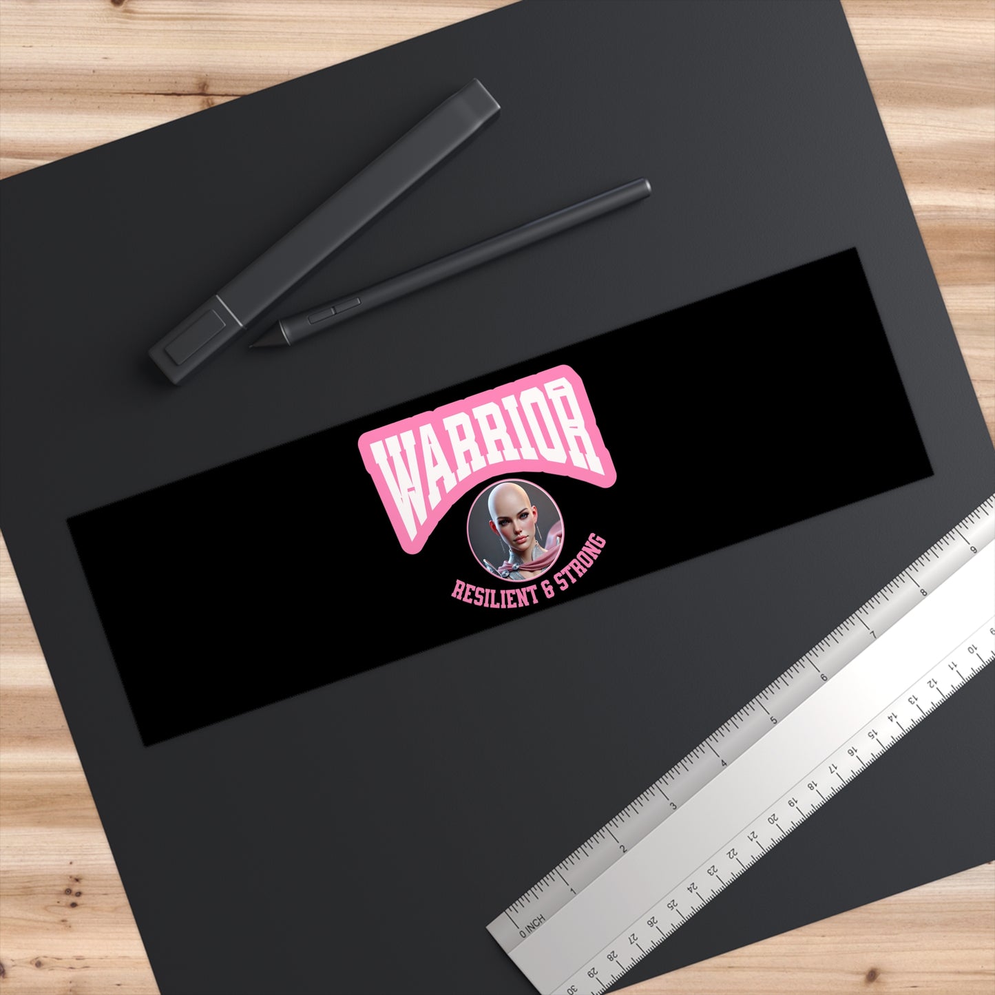 Warrior Resilient & Strong Bumper Stickers | Motivational Car Decals, Empowerment Stickers, Inspirational Quotes