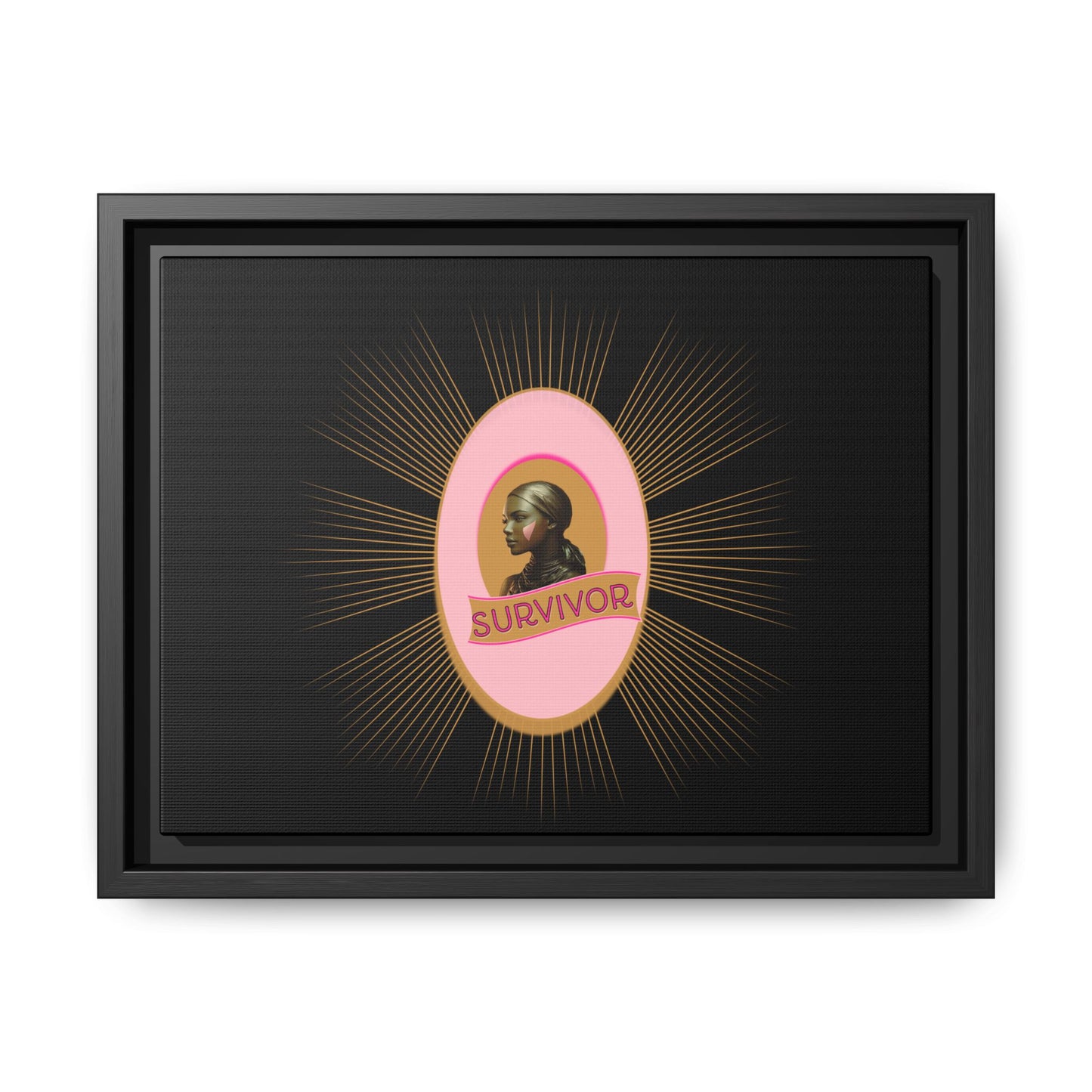 Canvas Wall Art" Survivor" for Breast Cancer Warriors