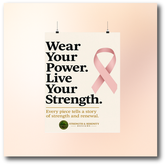 🌸 Ribbon-Wear Your Power Wall Art