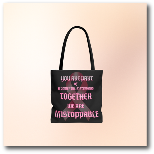 🌸 Ribbon-Empowering Sisterhood Tote