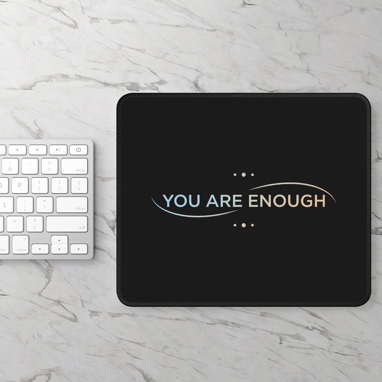 💛 You Are Enough – Calm & Grounded Workspace Mouse Pad