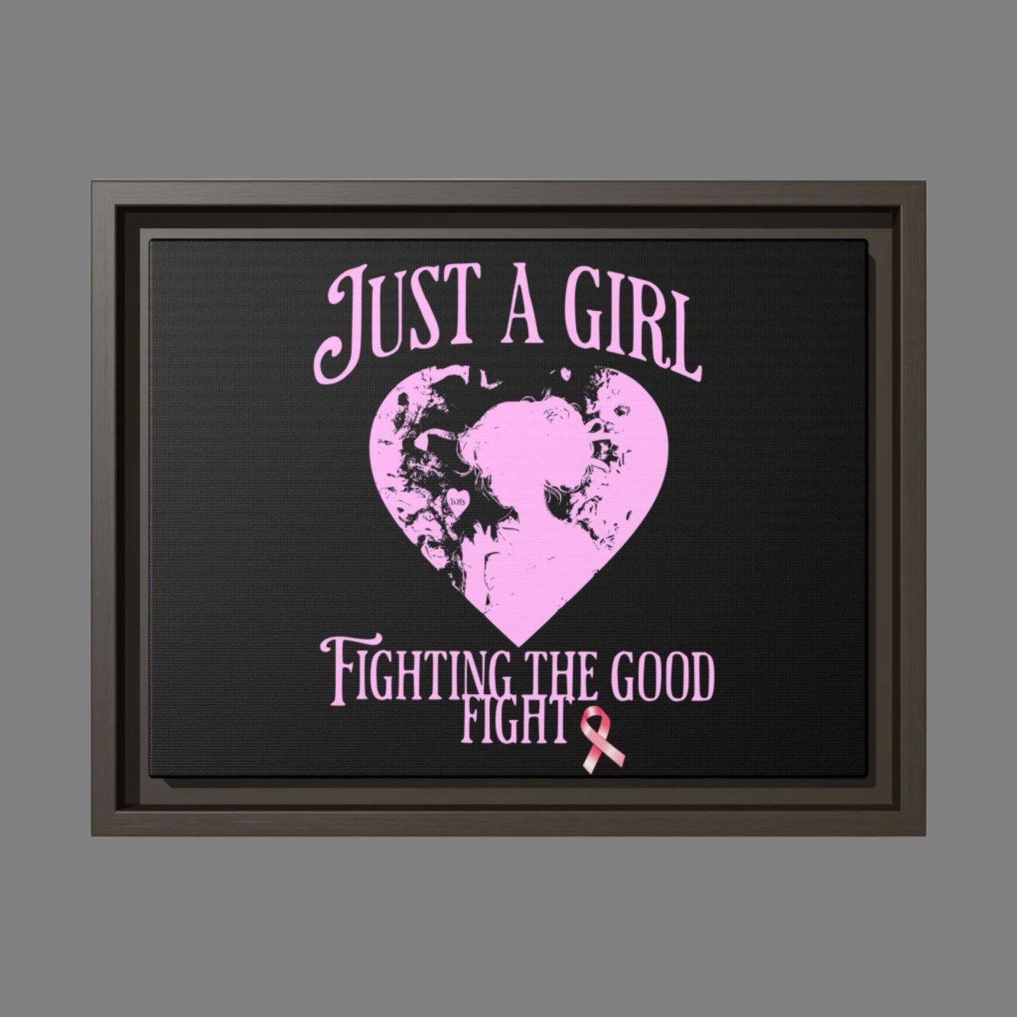 Empowering Wall Art Print, Inspirational Decor, Breast Cancer Awareness, Just a Girl Fighting the Good Fight, Gift for Women, Home [...]