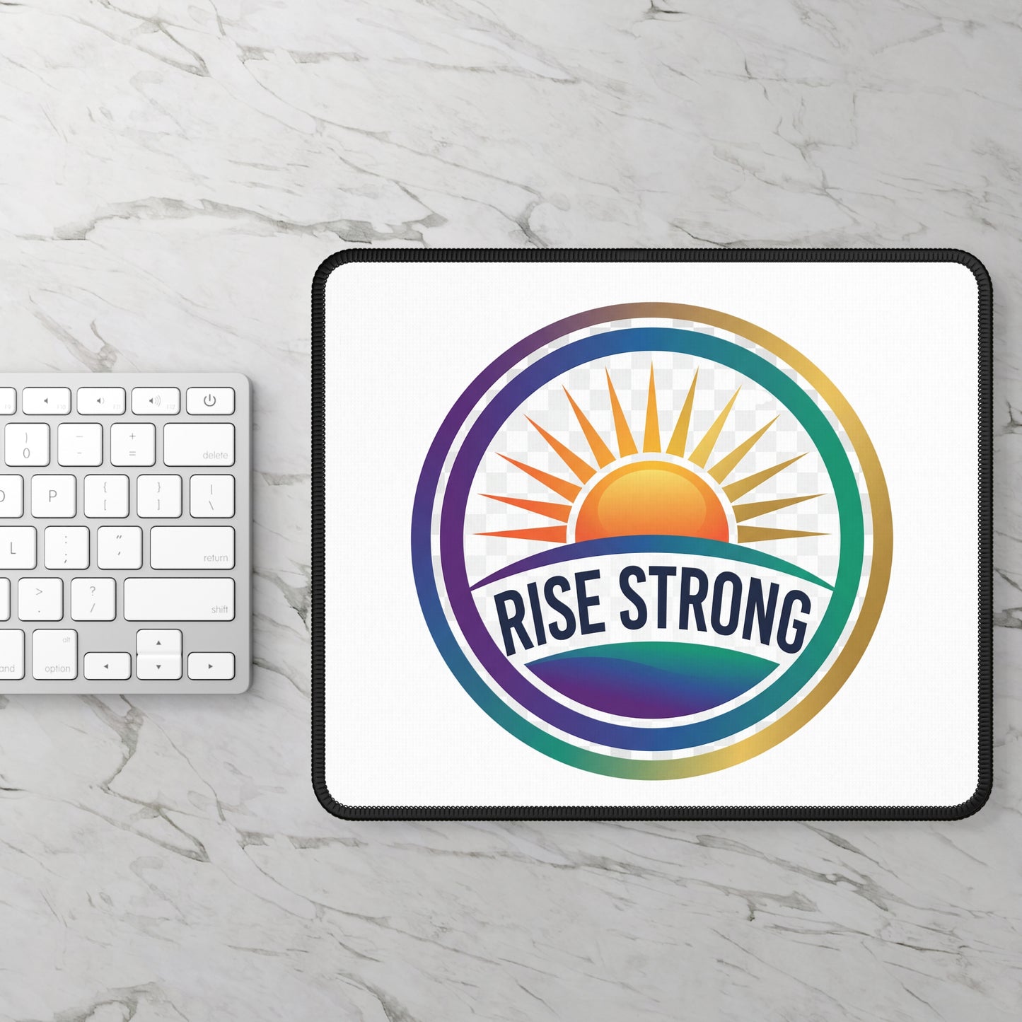 🌅 Rise Strong – Sunrise of Renewal Mouse Pad