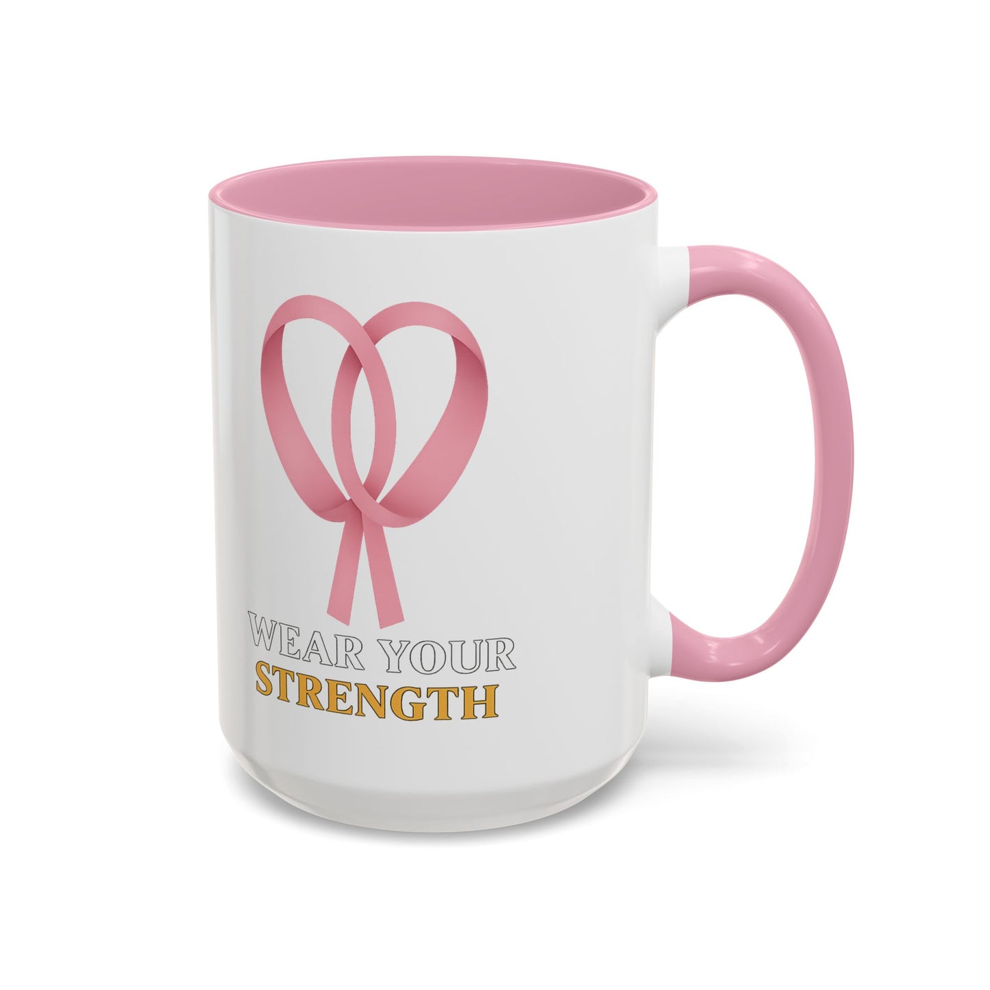 🌸 Ribbon – Wear Your Strength Mug