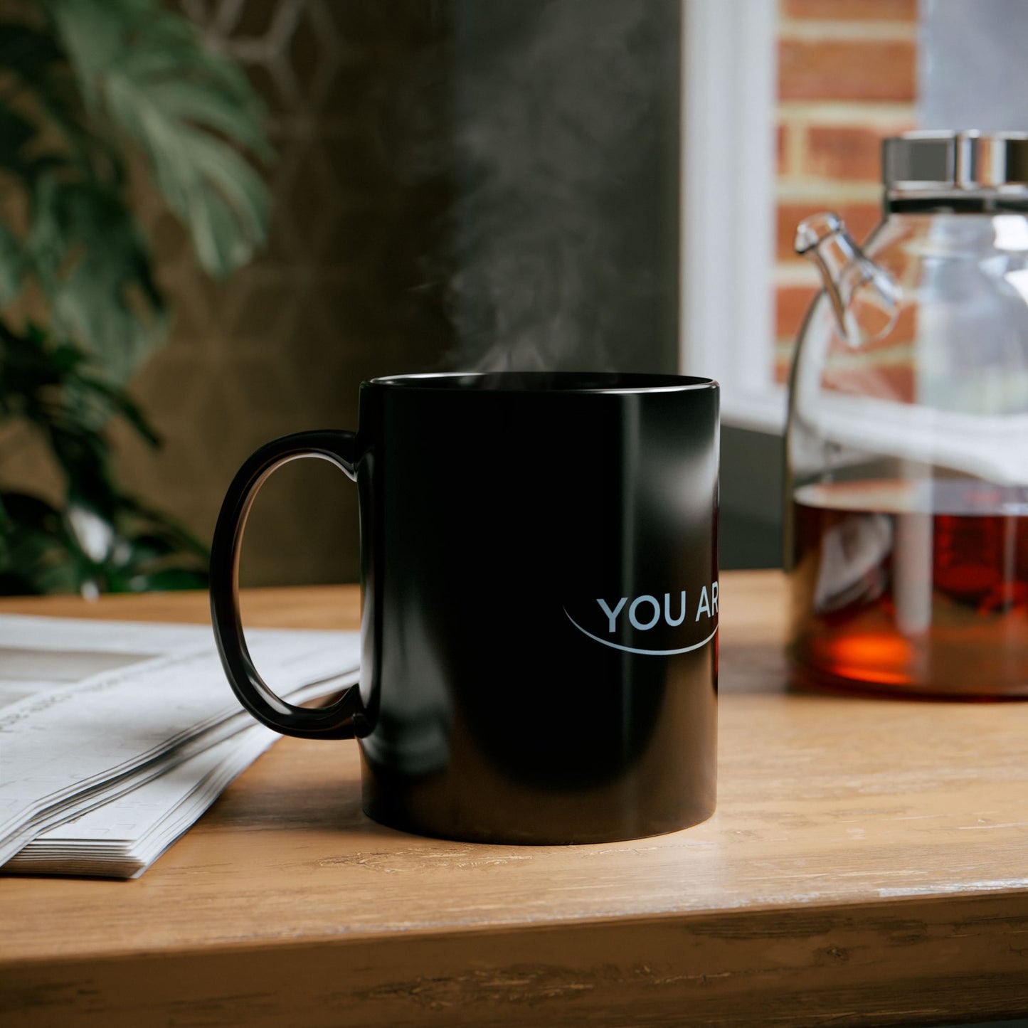 💛 You Are Enough – Strength & Serenity Affirmation Mug