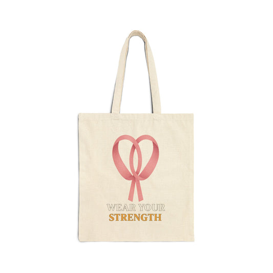 🌸 Ribbon - Wear Your Strength Tote