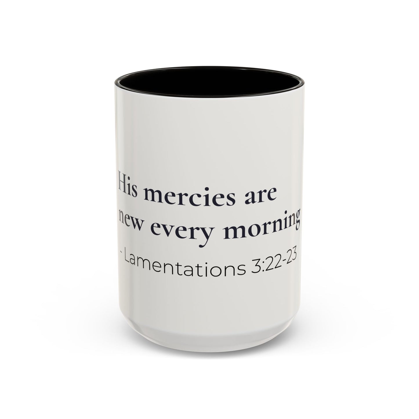 🕊️ Renewed Strength Scripture Mug – 15oz | His Mercies Are New Every Morning