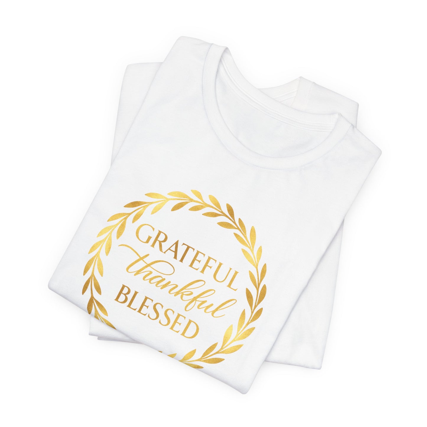 🖤 B&W - Grateful Thankful Blessed Tee