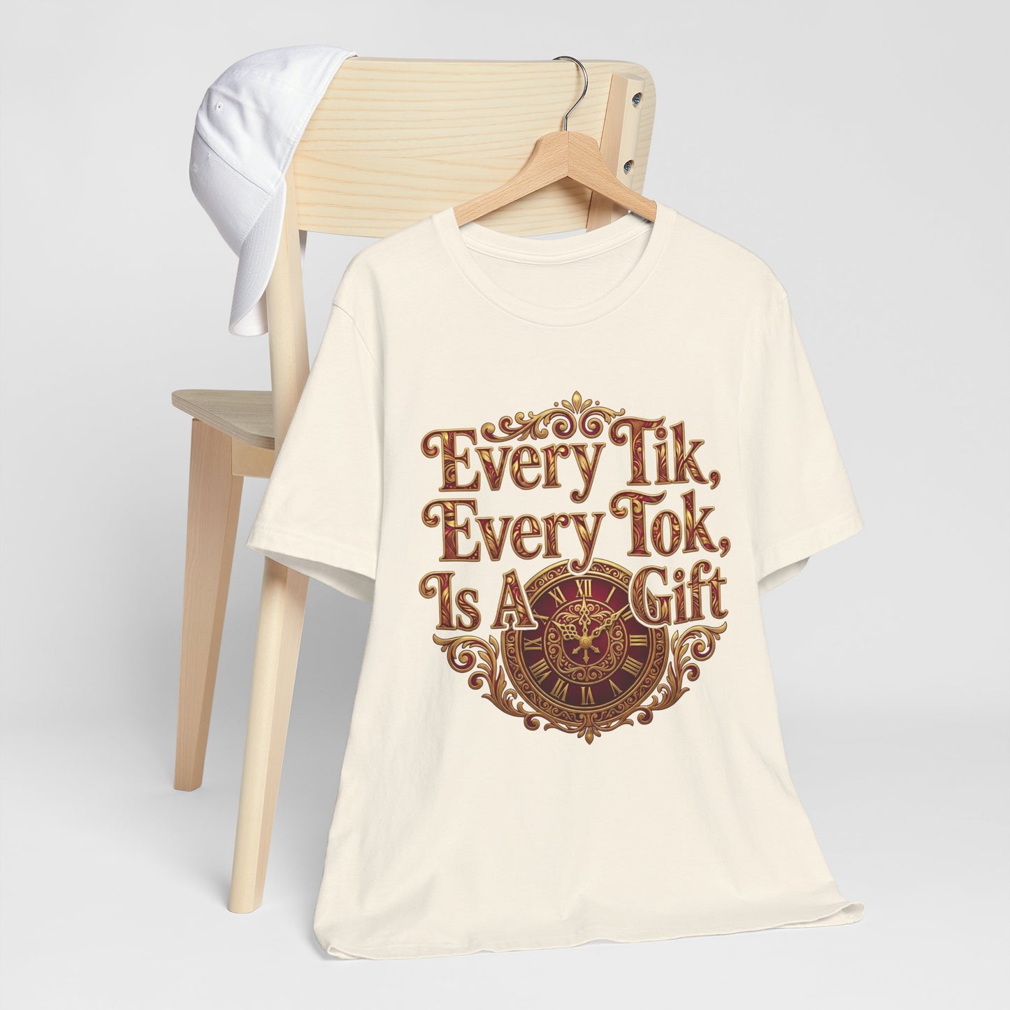 🌅 Every Tik, Every Tok Is a Gift – Inspirational Time & Gratitude Tee