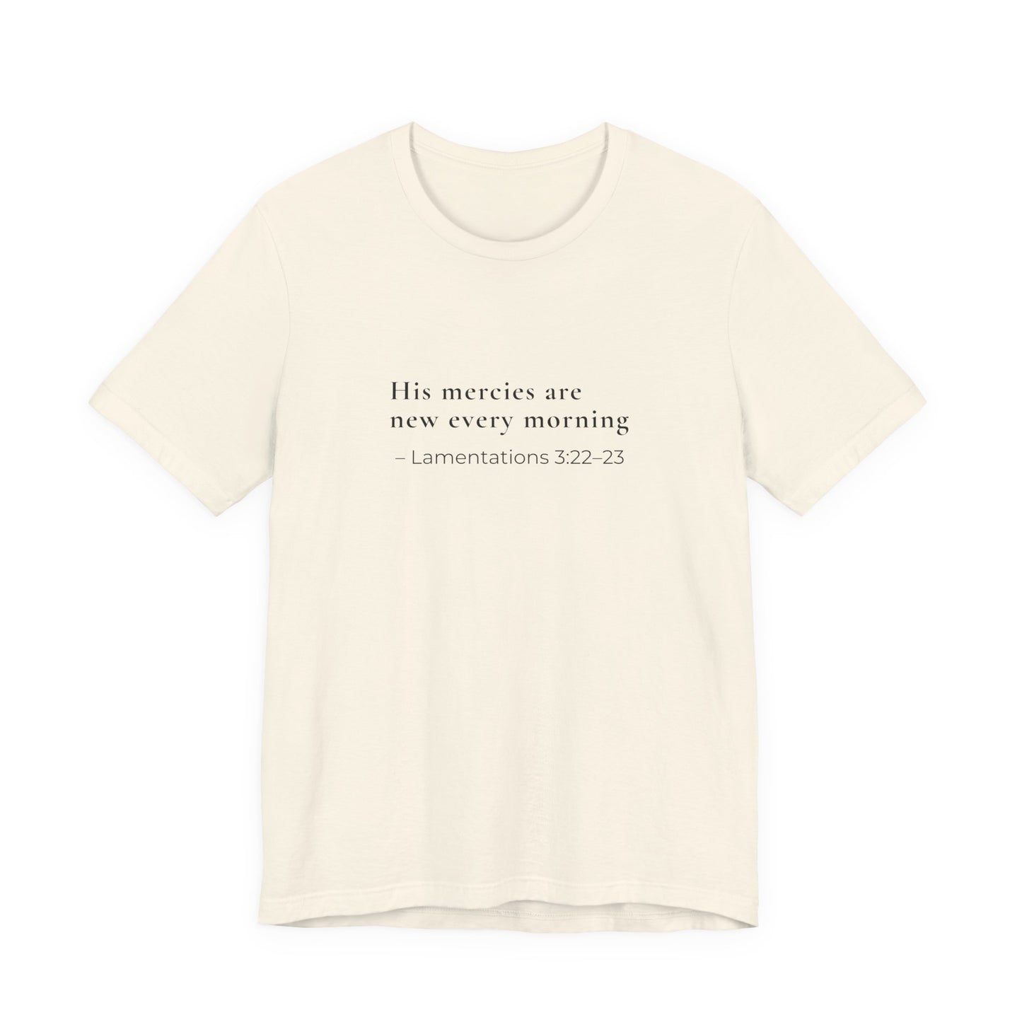 🕊️ Renewed Strength Scripture Tee | His Mercies Are New Every Morning