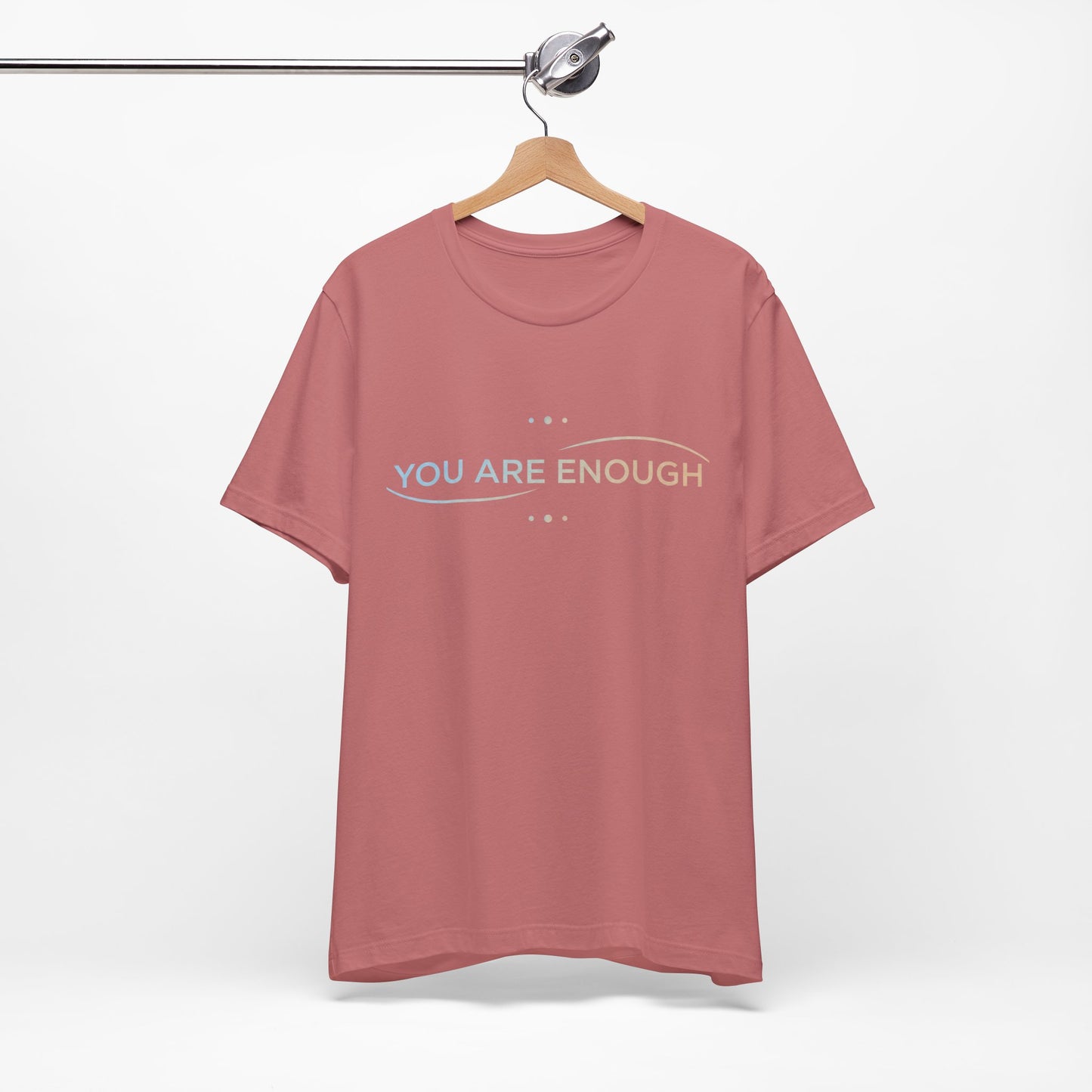 💛 You Are Enough – Strength & Serenity Affirmation Tee