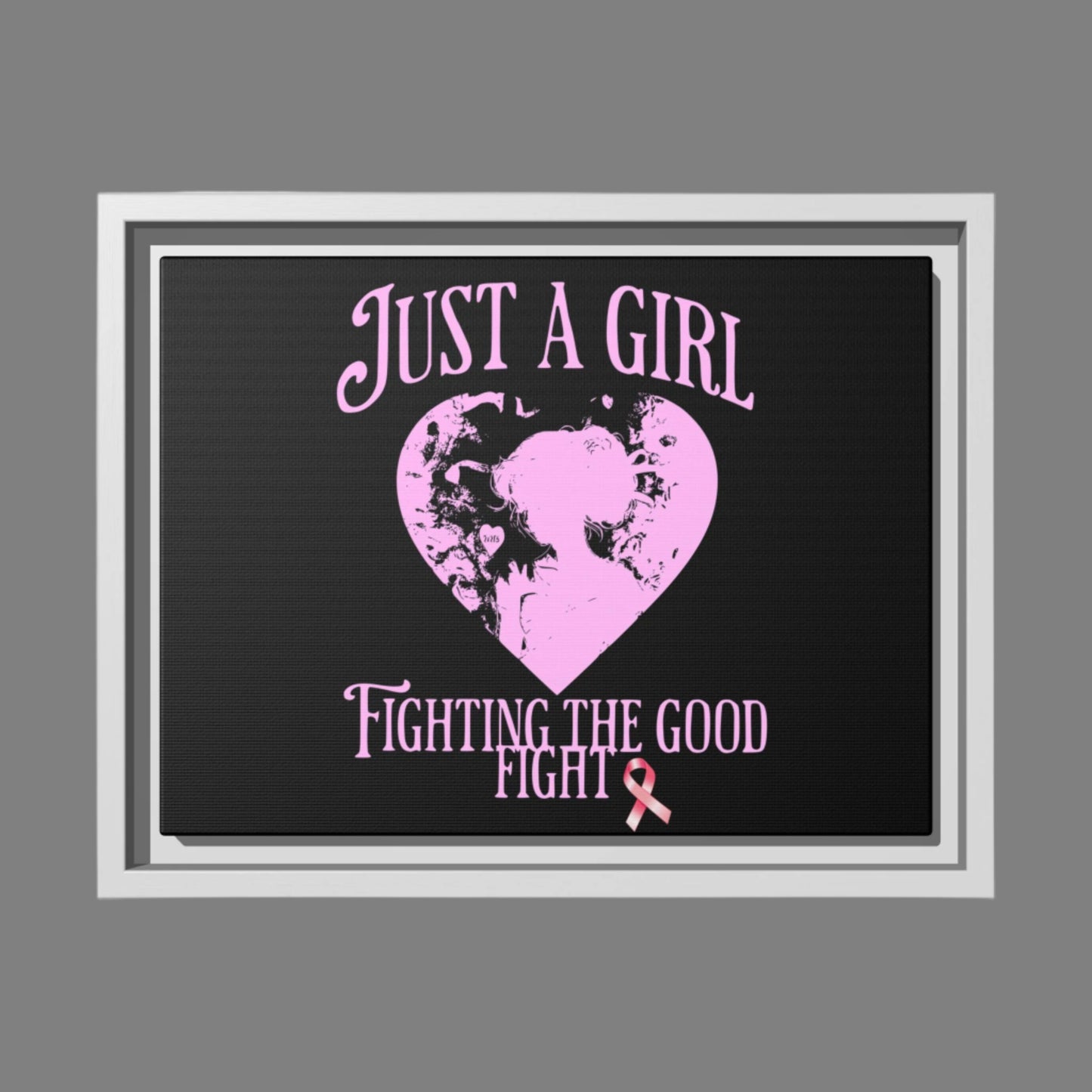 Empowering Wall Art Print, Inspirational Decor, Breast Cancer Awareness, Just a Girl Fighting the Good Fight, Gift for Women, Home [...]