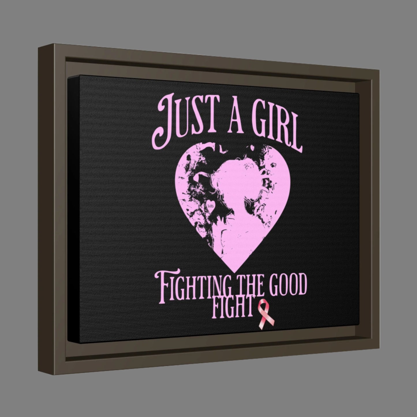 Empowering Wall Art Print, Inspirational Decor, Breast Cancer Awareness, Just a Girl Fighting the Good Fight, Gift for Women, Home [...]