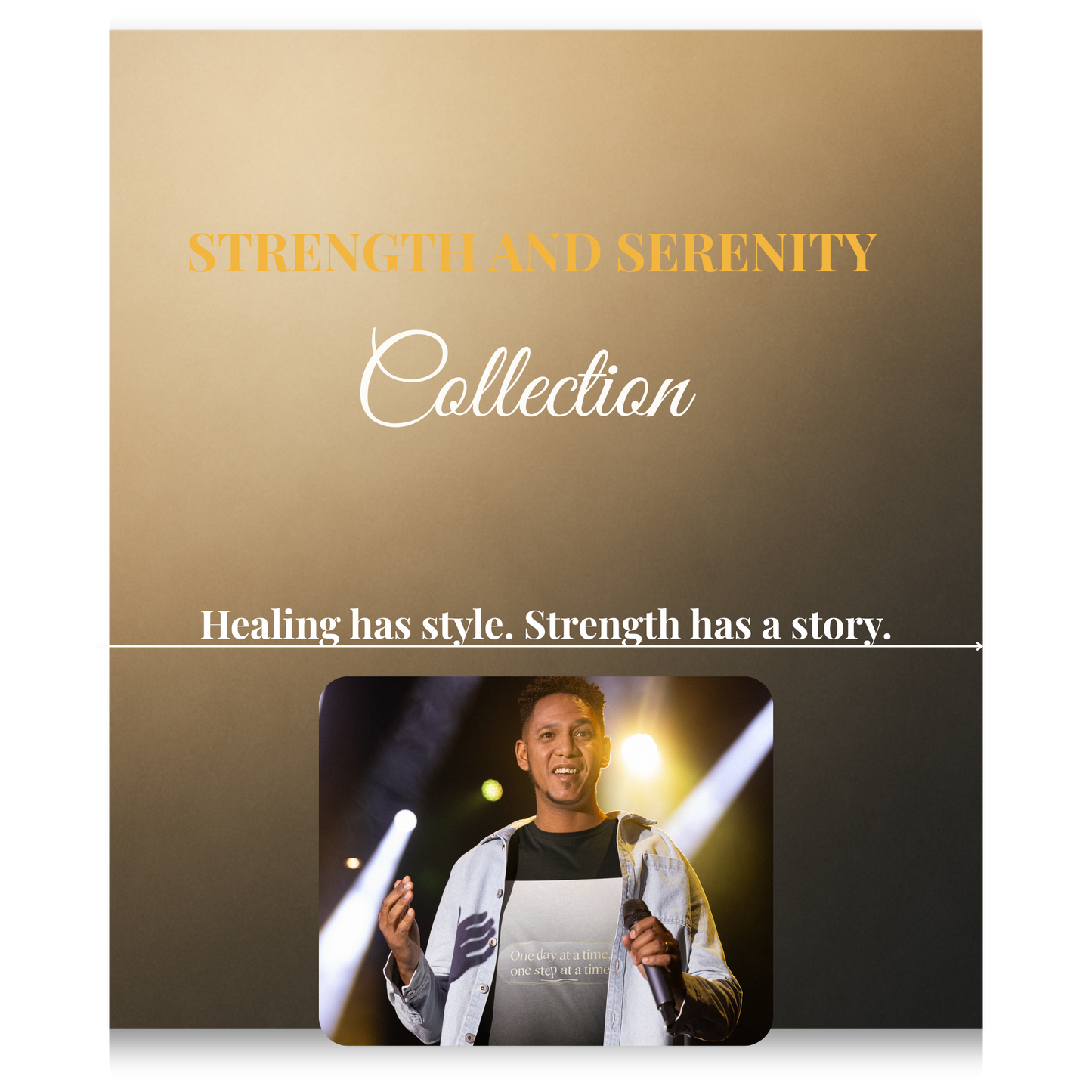 Strength and Serenity One Day At A Time Tee