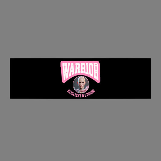 Warrior Resilient & Strong Bumper Stickers | Motivational Car Decals, Empowerment Stickers, Inspirational Quotes