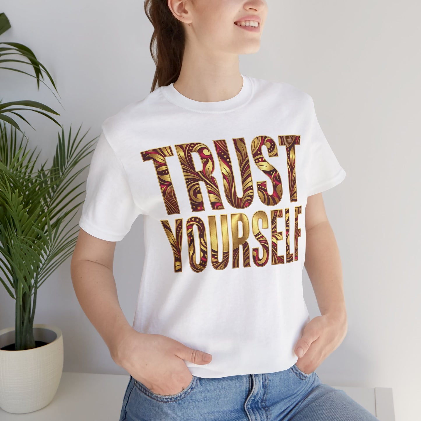 👑Trust Yourself Tee – Crowned in Strength Collection