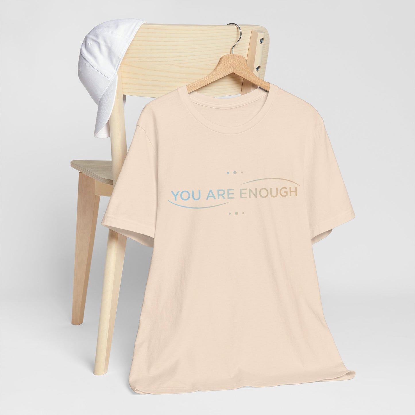 💛 You Are Enough – Strength & Serenity Affirmation Tee