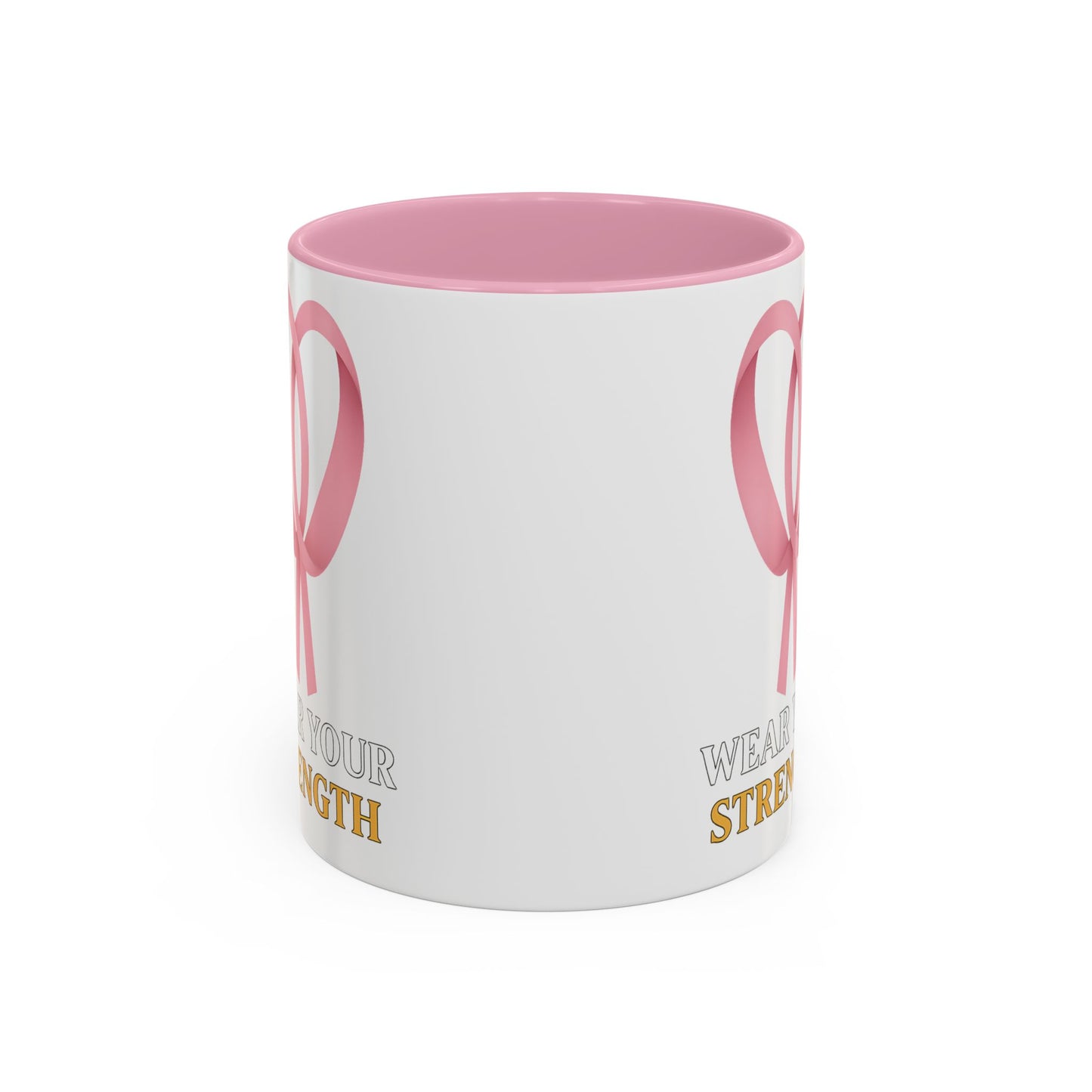 🌸 Ribbon – Wear Your Strength Mug
