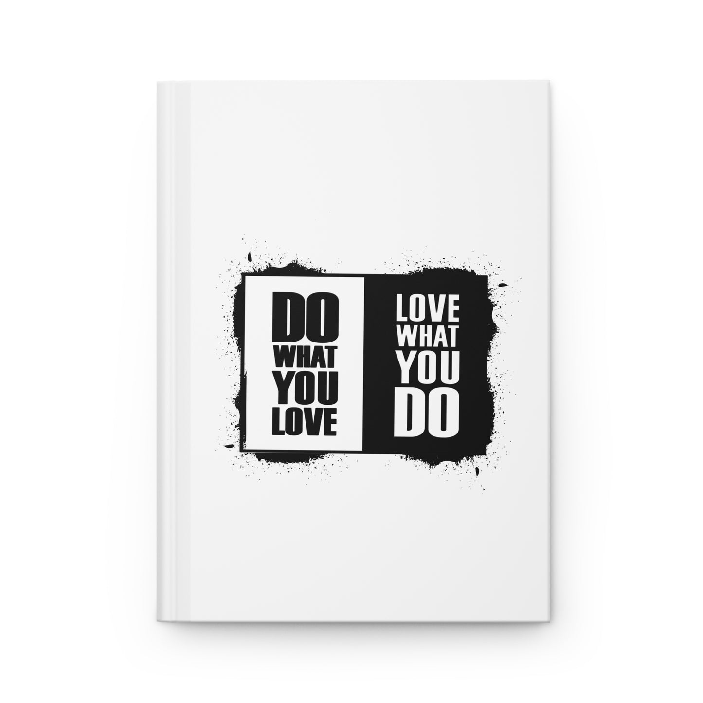 🖤 B&W-Do What You Love Journal