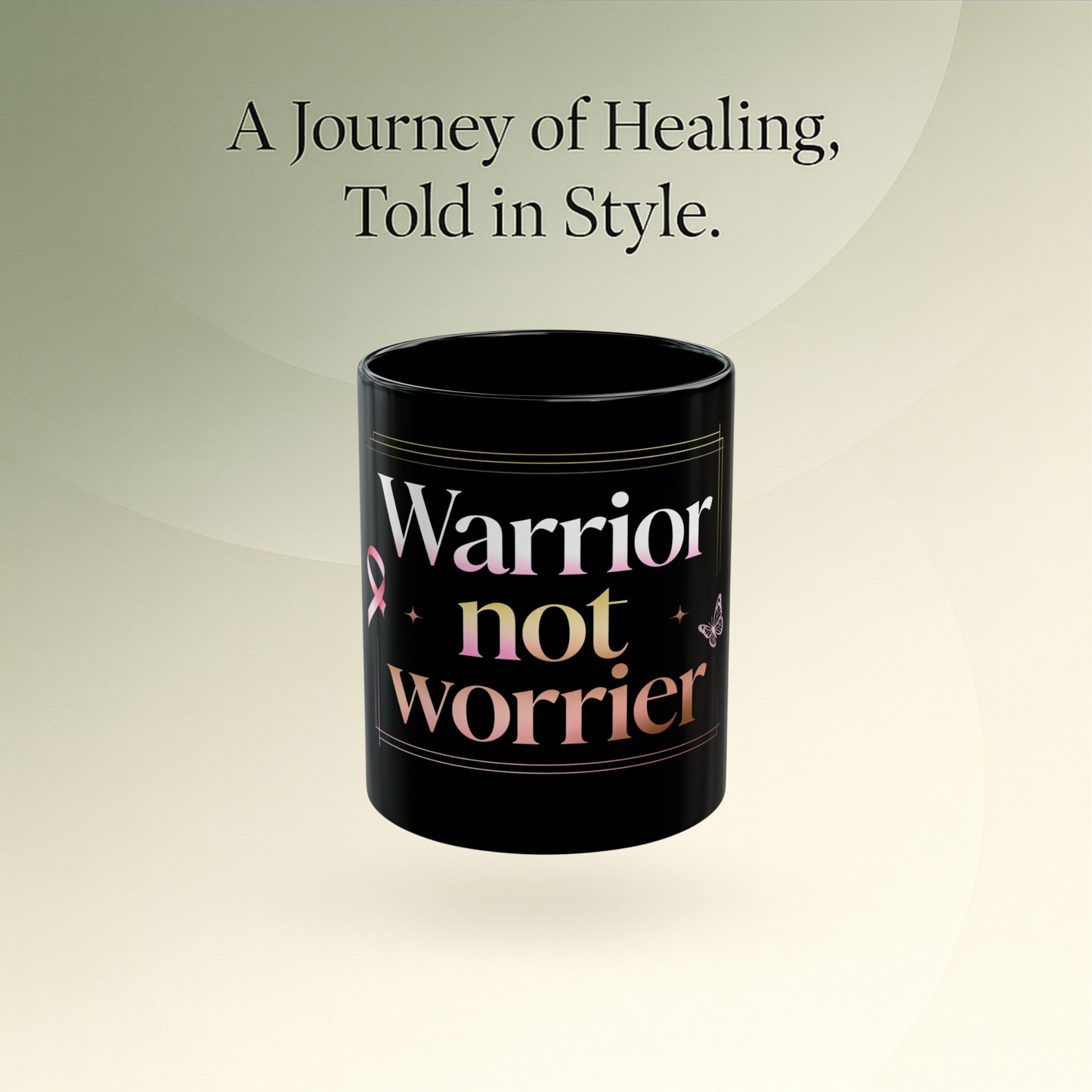 🌿 S & S - Warrior Not Worrier Mug